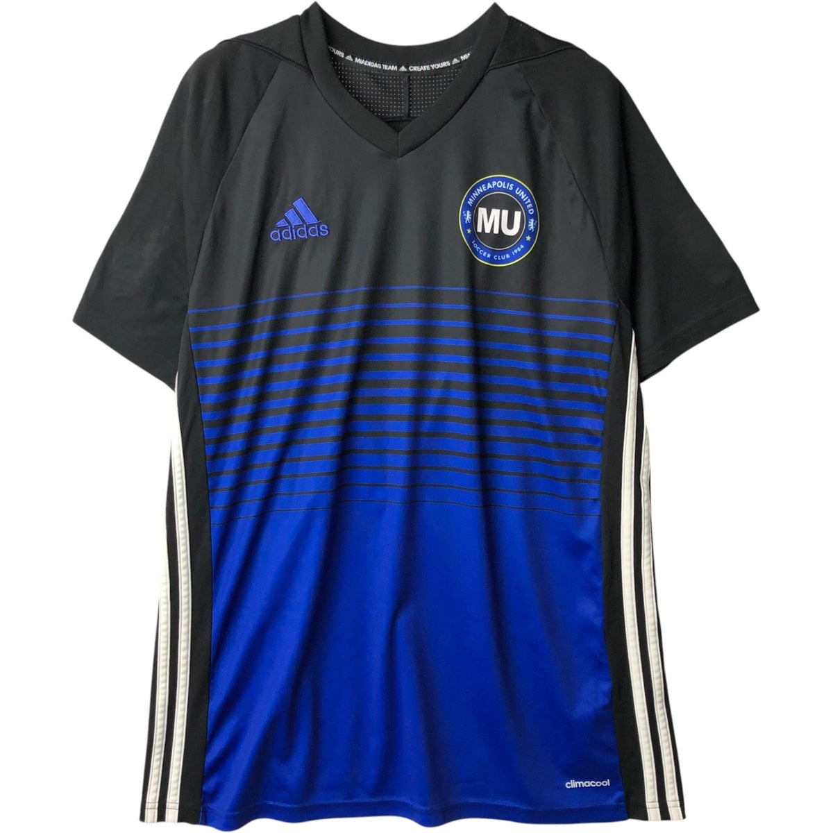 古着 アディダス adidas 襟付き サッカーユニフォーム ゲームシャツ