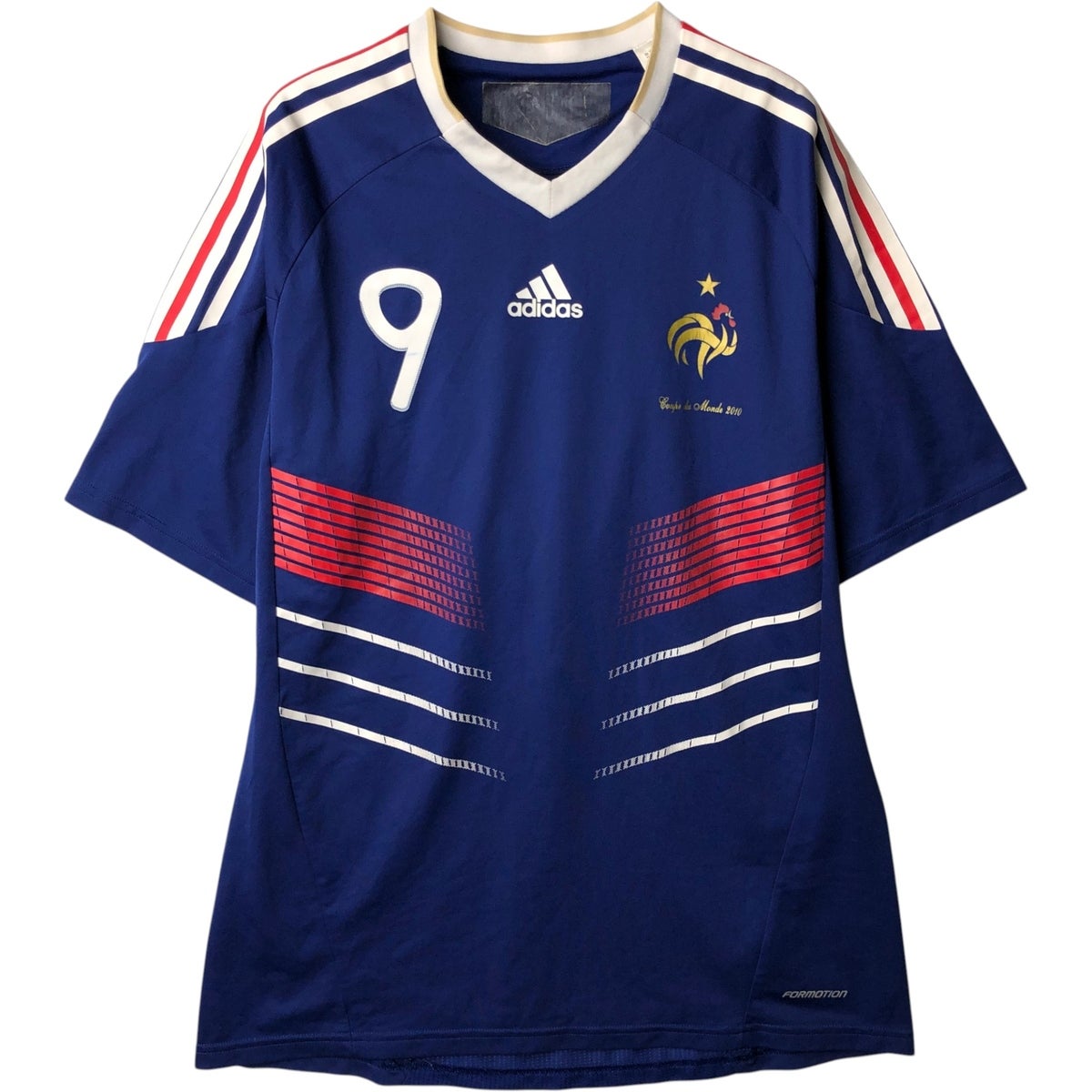 古着 アディダス adidas フランス代表 FORMOTION トリコロールカラー V