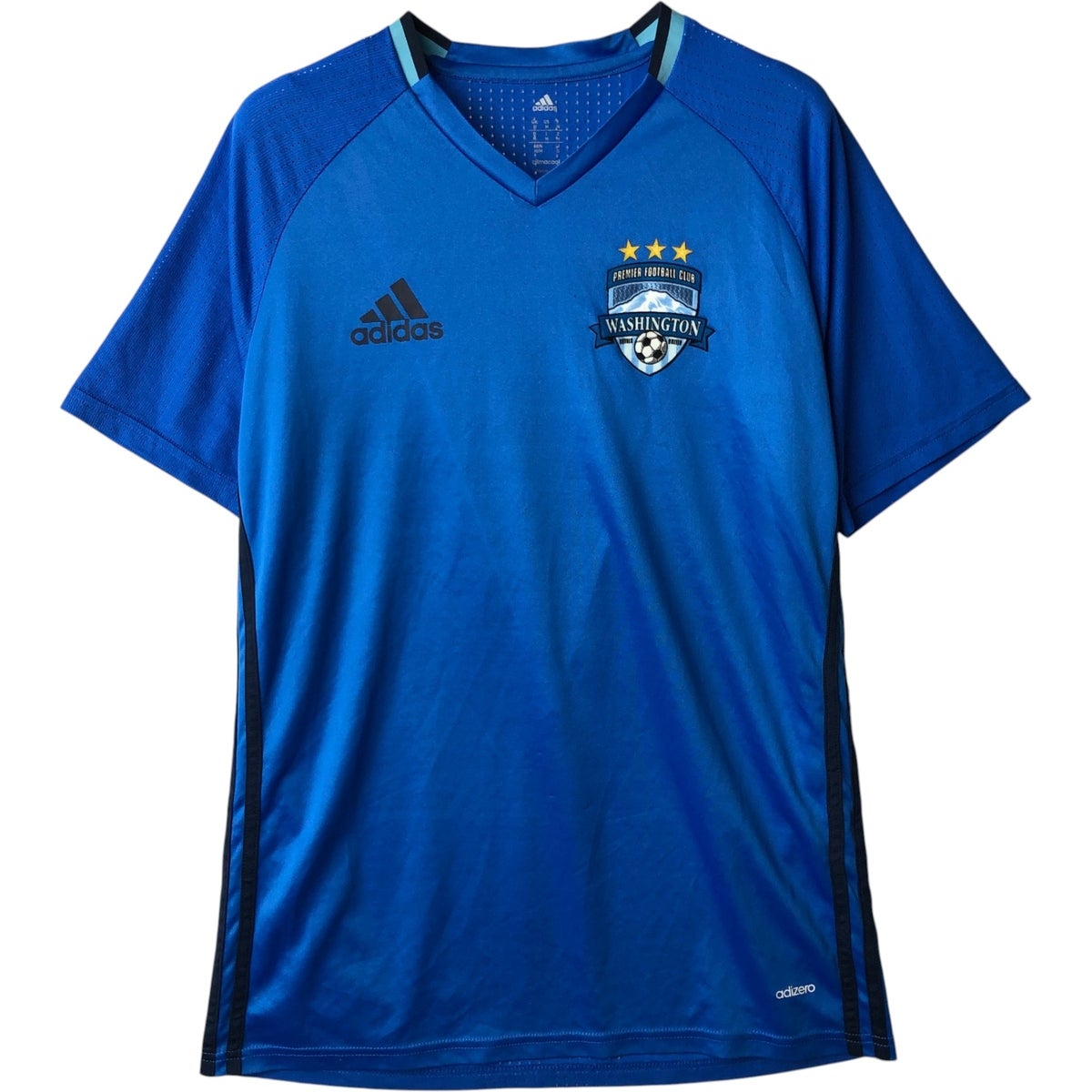 古着 アディダス adidas CLIMA COOL adizero Vネック サッカー