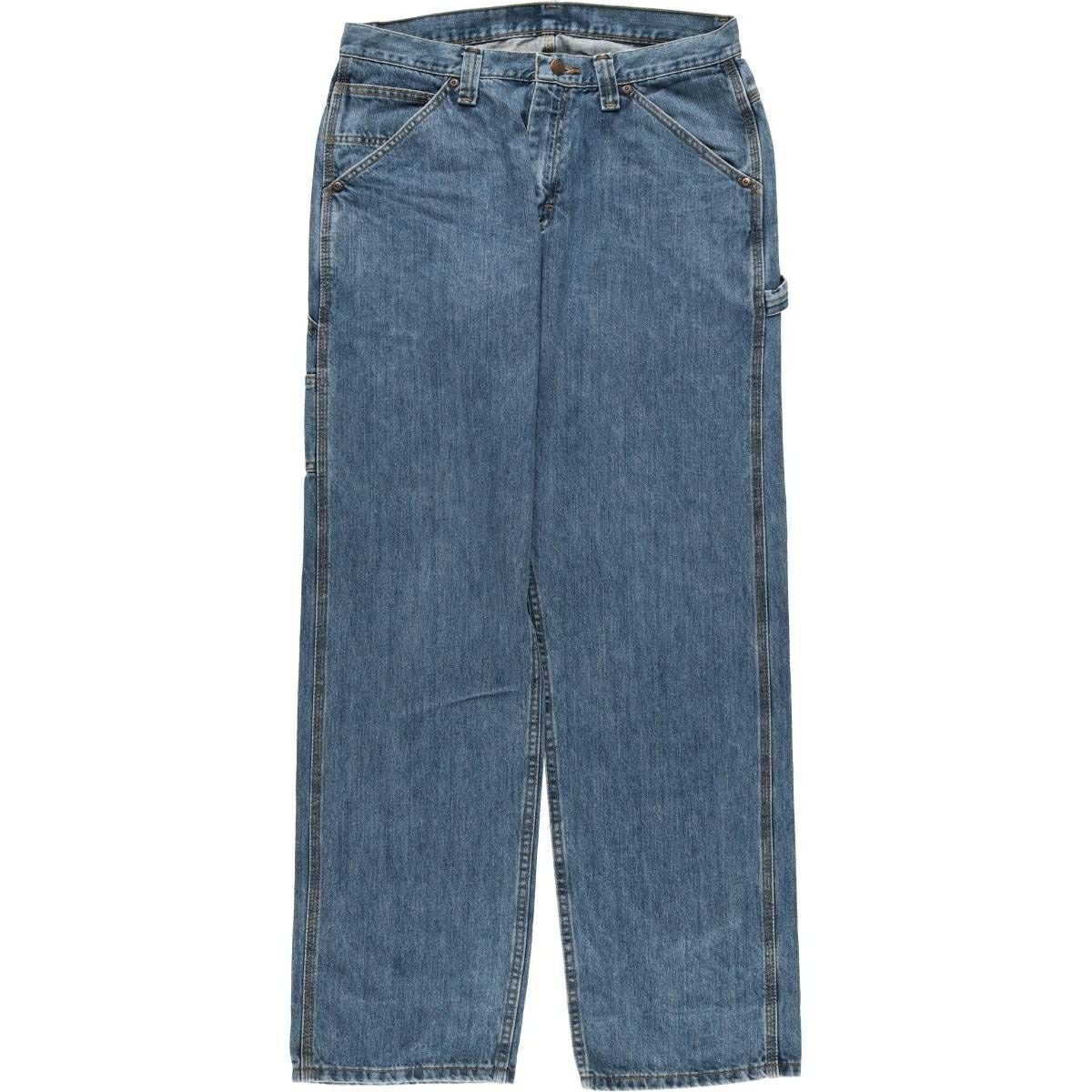 Lee ペインターパンツ USA製 80sヴィンテージW30相当 古着 ～80年代 リー Lee デニムペインターパンツ カナダ製 メンズw32