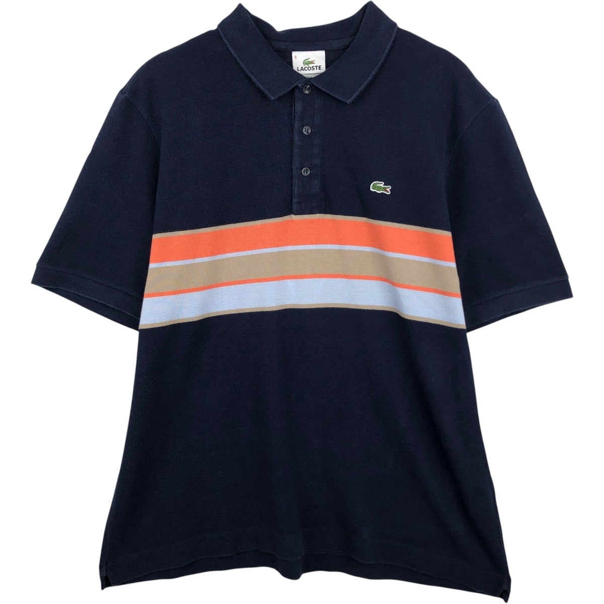 古着 90年代 ラコステ LACOSTE フランス企画 半袖 ポロシャツ 7 メンズ