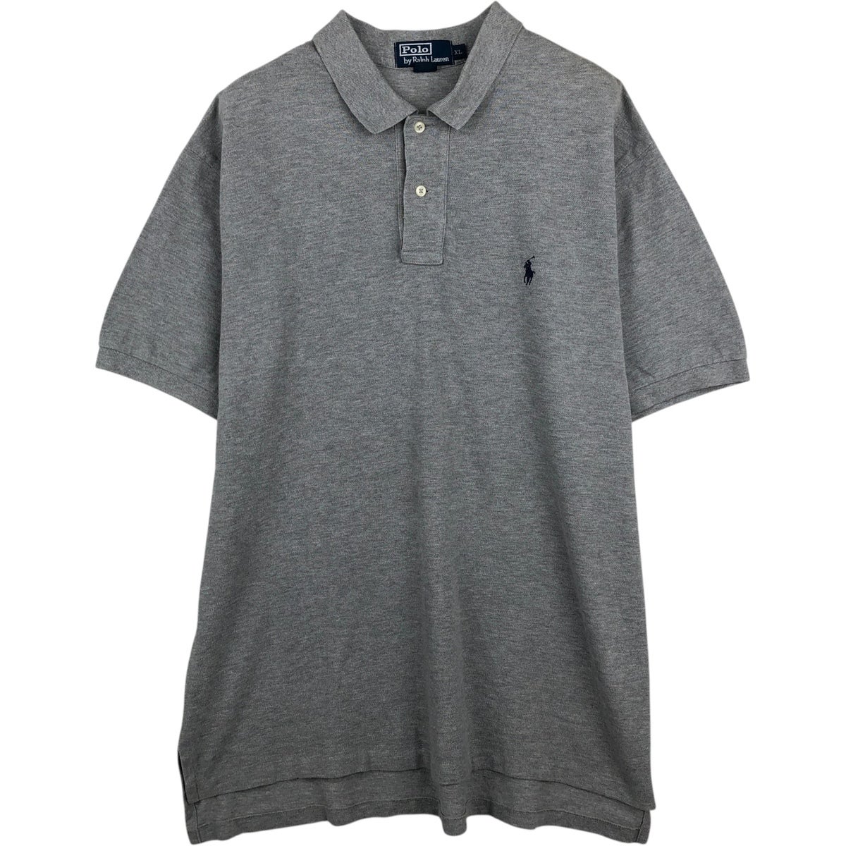 【美品】ポロラルフローレン ポロシャツ 半グレー メンズ M size 古着 ラルフローレン Ralph Lauren POLO by Ralph Lauren 半袖
