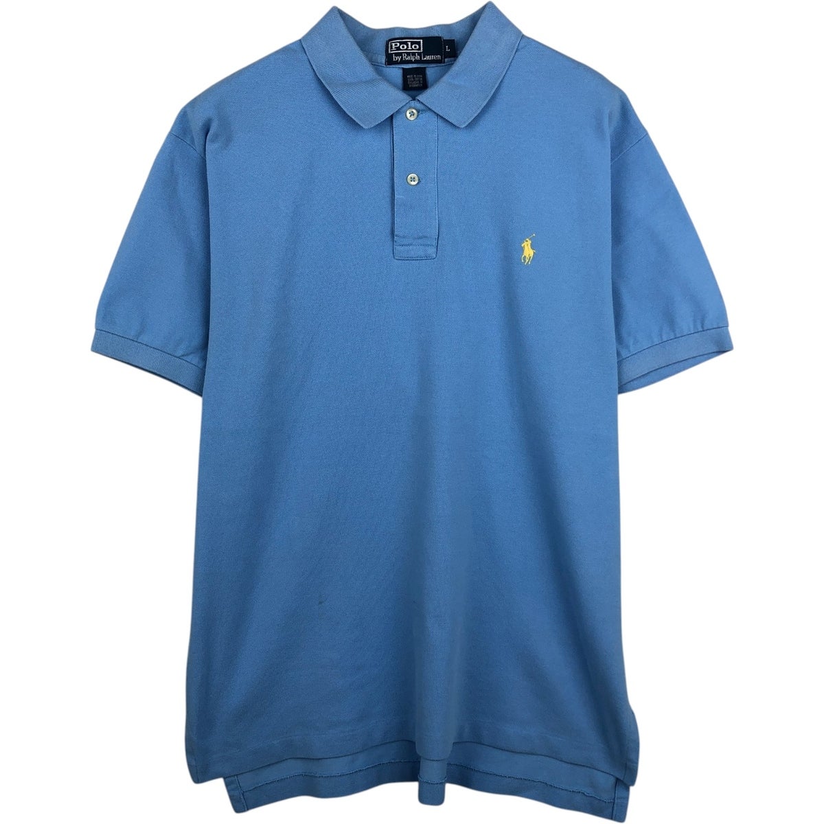 ポロ・ラルフローレン 青 半袖ポロシャツ MADRID 2 古着 ラルフローレン Ralph Lauren POLO by Ralph Lauren 半袖