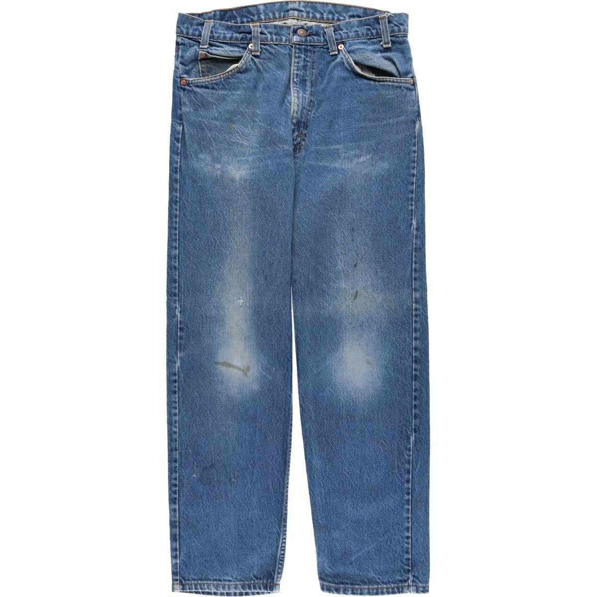 古着 90年代 リーバイス Levis 550 オレンジタブ ホワイトデニム