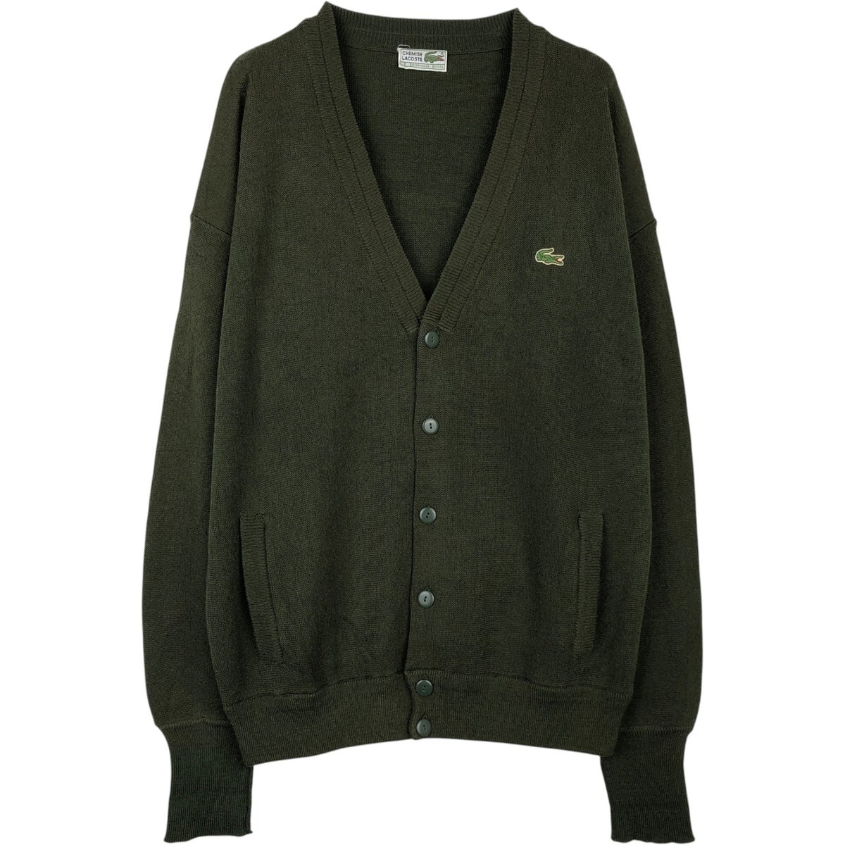 古着 80年代 ラコステ LACOSTE CHEMISE フレンチラコステ アクリル