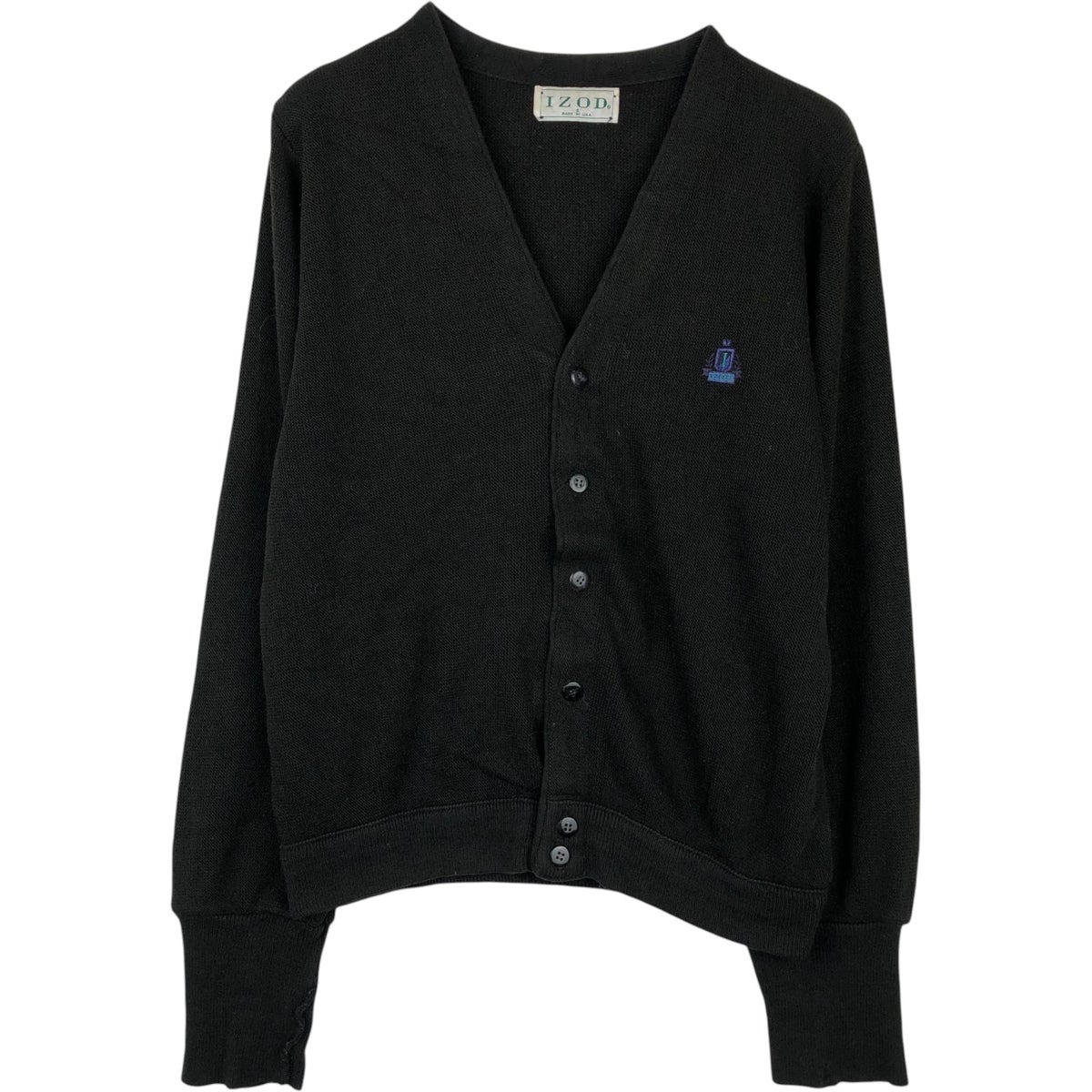 古着 90年代 IZOD アクリルニットカーディガン USA製 メンズS相当