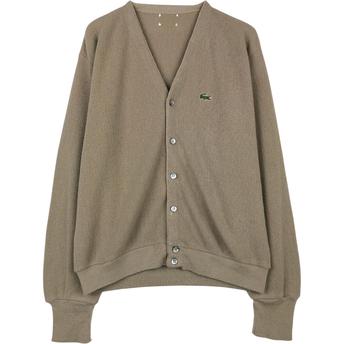 古着 ラコステ LACOSTE コットンニットハーフジップセーター 4 メンズM