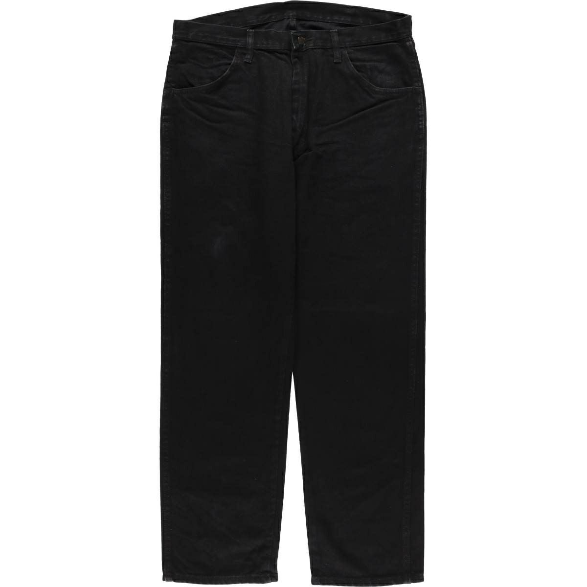 古着 ラスラー RUSTLER ブラックデニム ストレートデニムパンツ メンズ