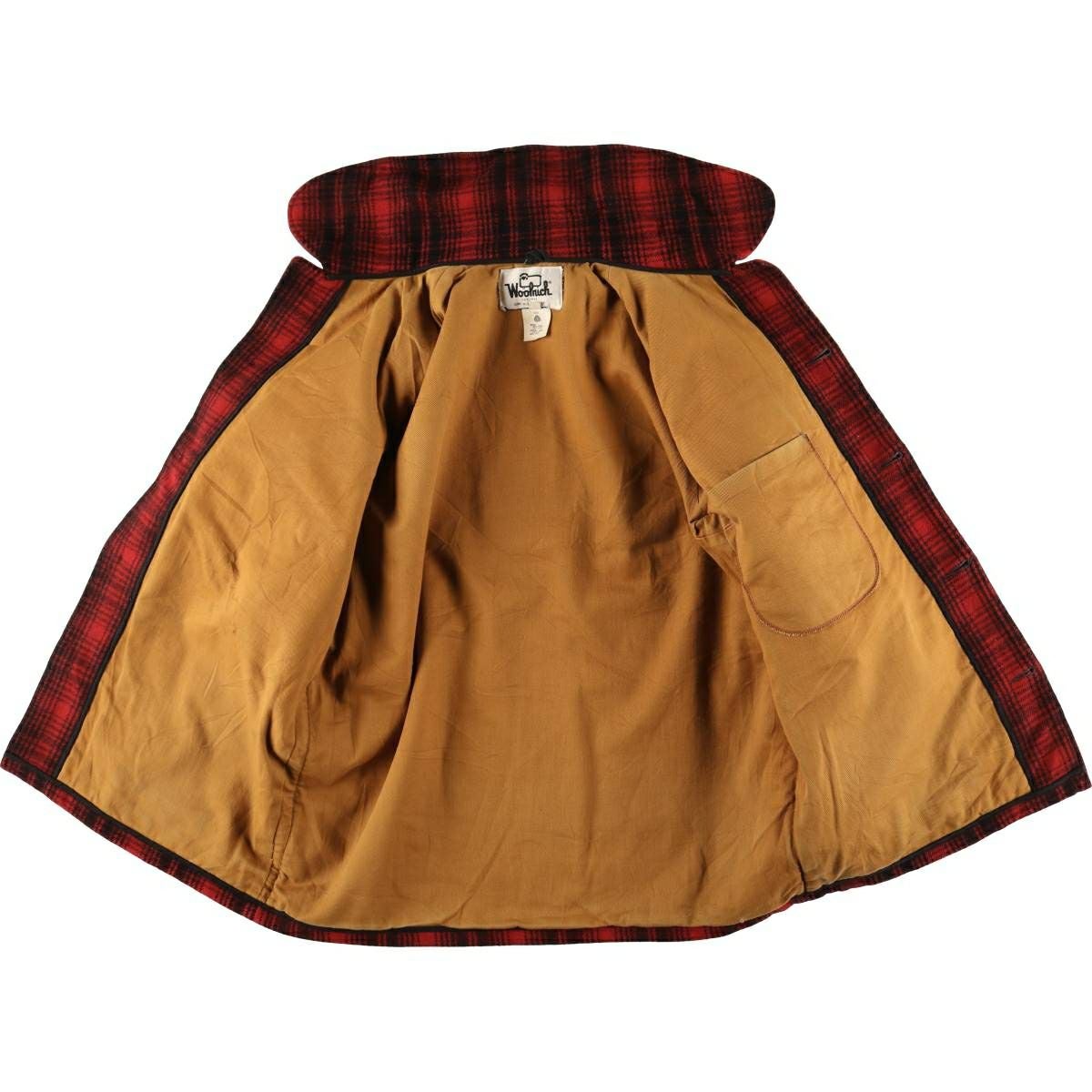 古着 70年代 ウールリッチ WOOLRICH バッファローチェック ウール