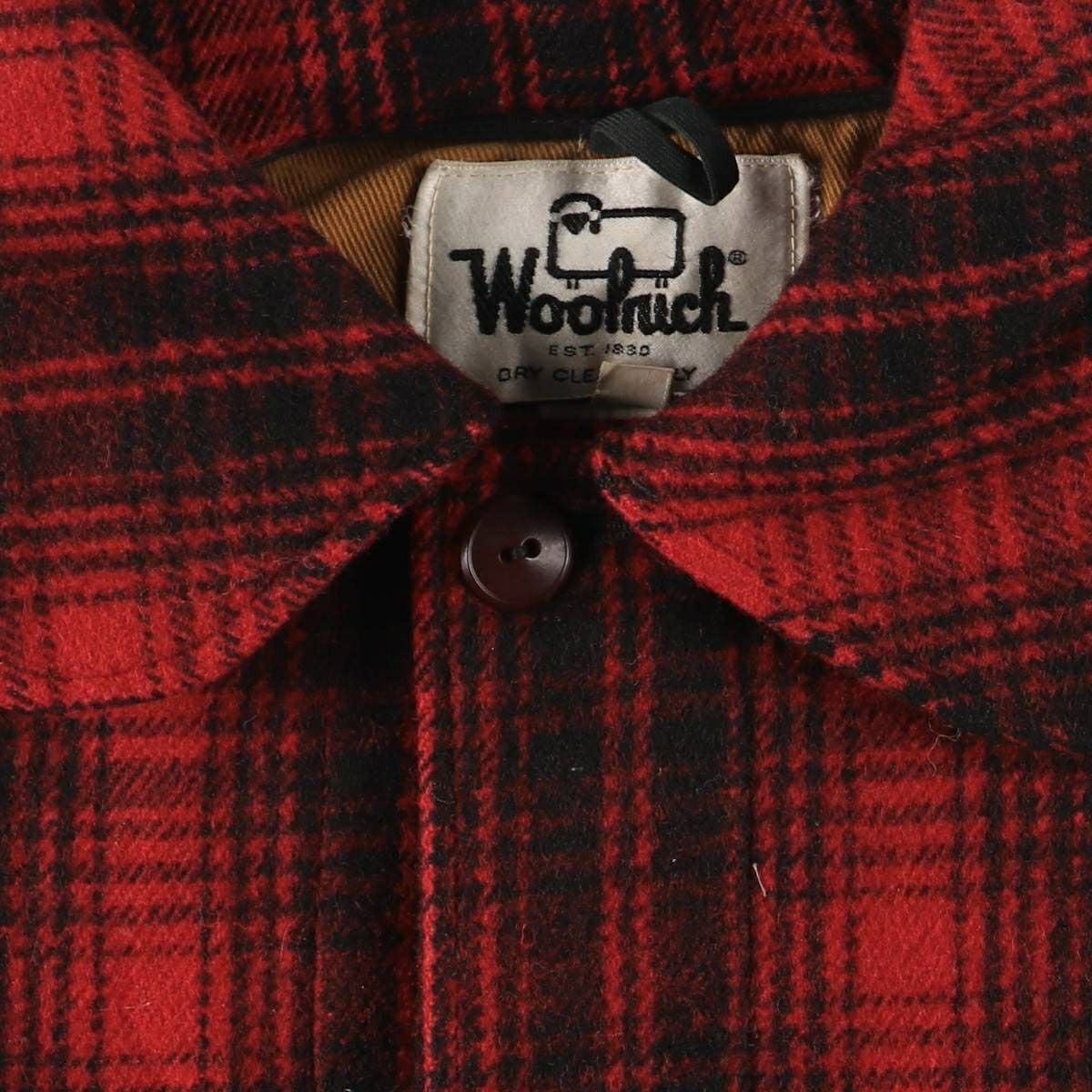 古着 70年代 ウールリッチ WOOLRICH バッファローチェック ウール