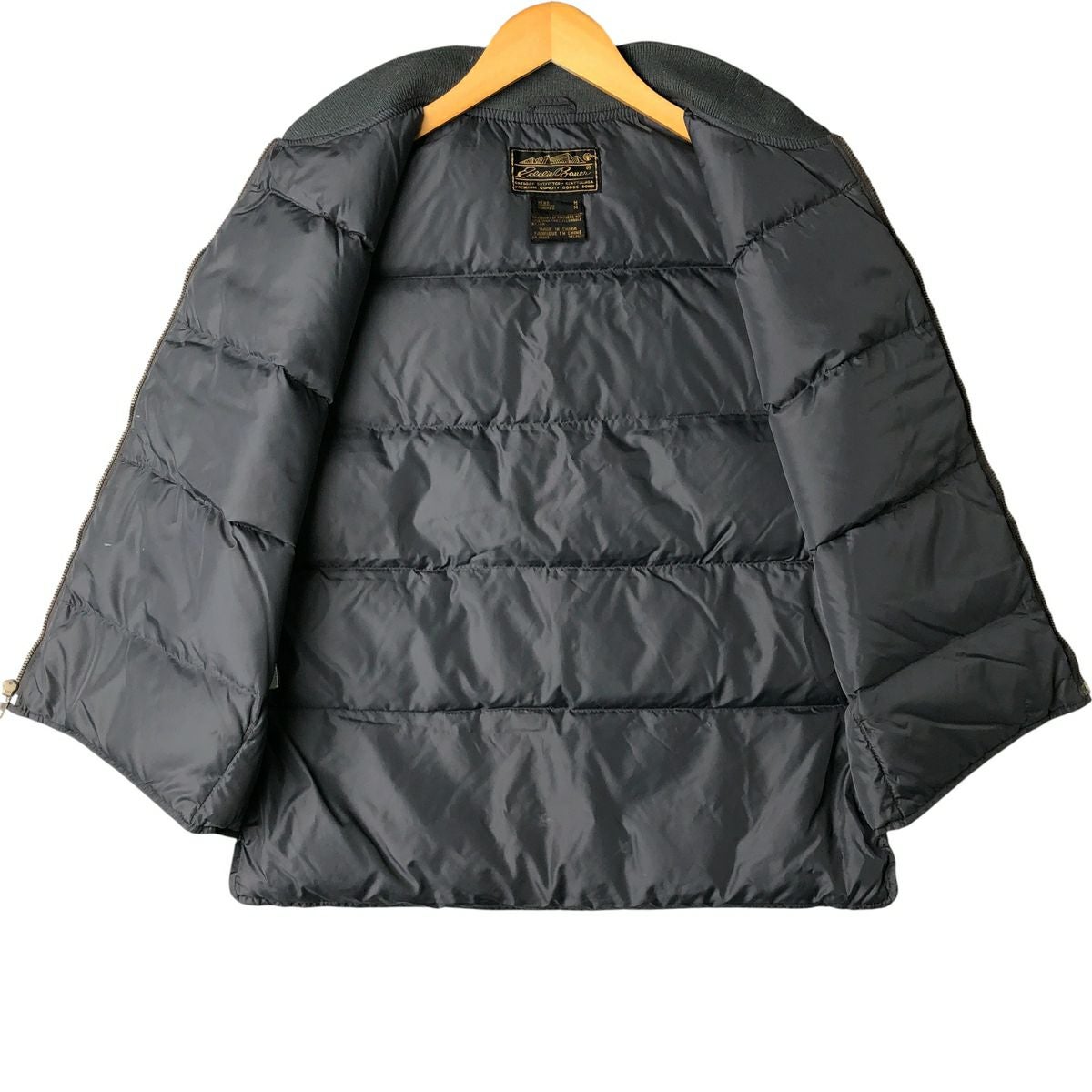 古着 80～90年代 エディーバウアー Eddie Bauer 黒タグ グースダウン