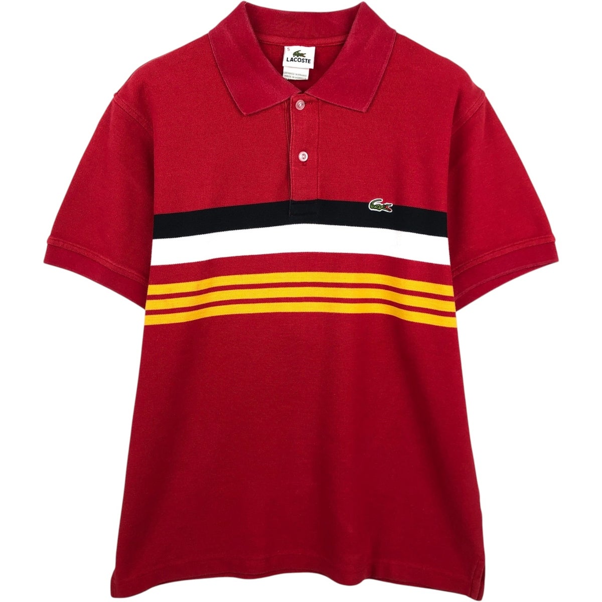 古着 ラコステ LACOSTE フランス企画 長袖 ポロシャツ フランス製 7