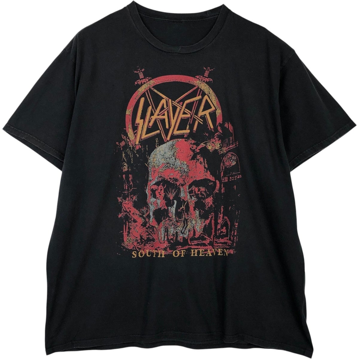 古着 SLAYER スレイヤー バンドTシャツ バンT メンズL相当 /eaa621967
