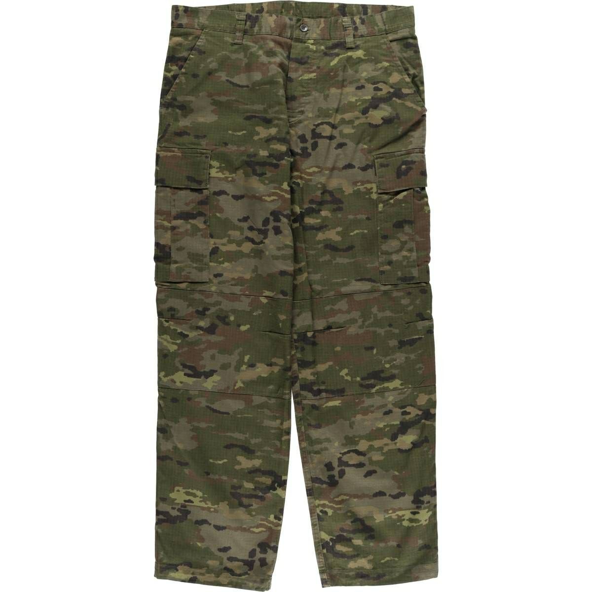 古着 ドイツ軍 迷彩柄 フレクターカモ ミリタリー カーゴパンツ 7075