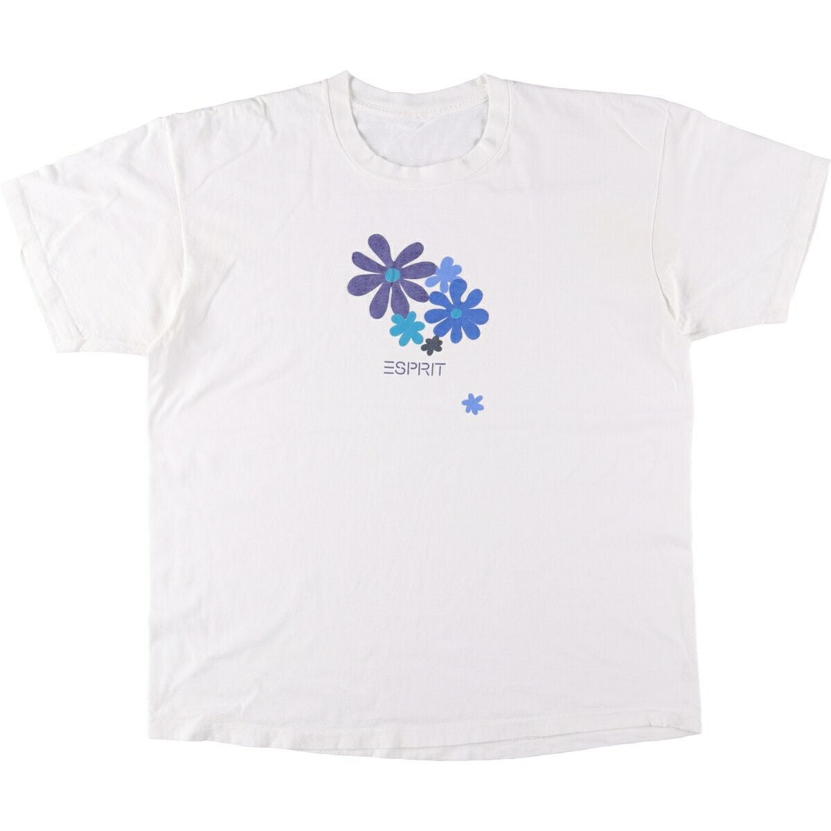 古着 90年代 エスプリ ESPRIT 花柄 プリントTシャツ メンズXL相当