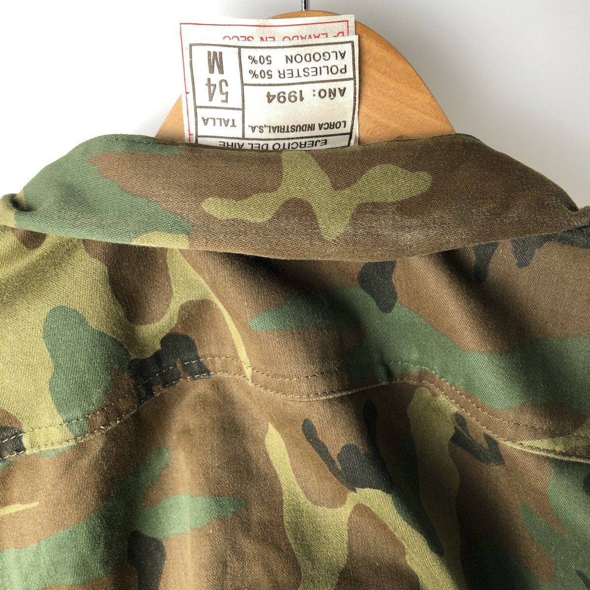 古着 90年代 スペイン軍 LORCA INDUSTRIAL,S.A. 迷彩柄 ミリタリー
