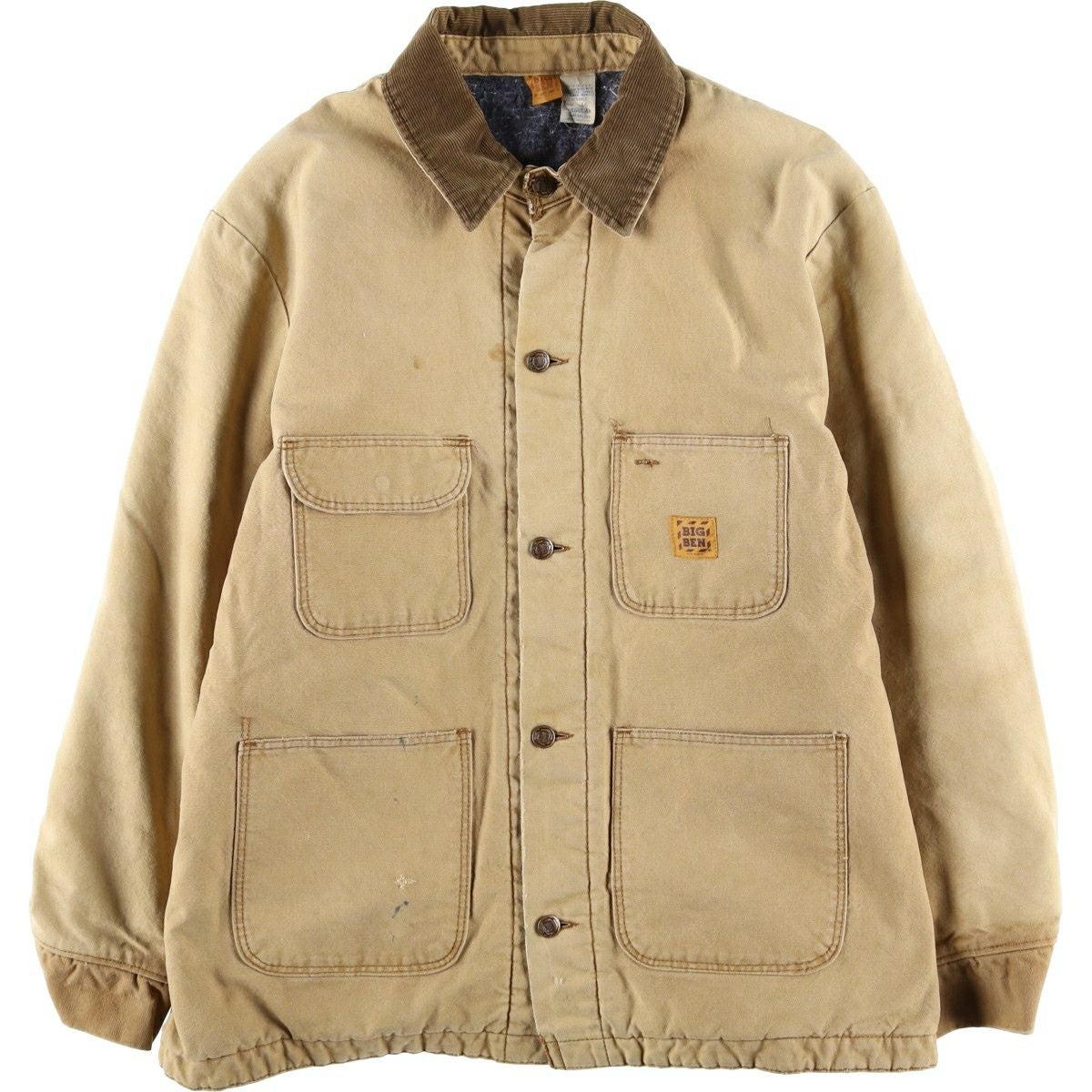 古着 80年代 ビッグベン BIGBEN ダックカバーオール メンズXXL相当