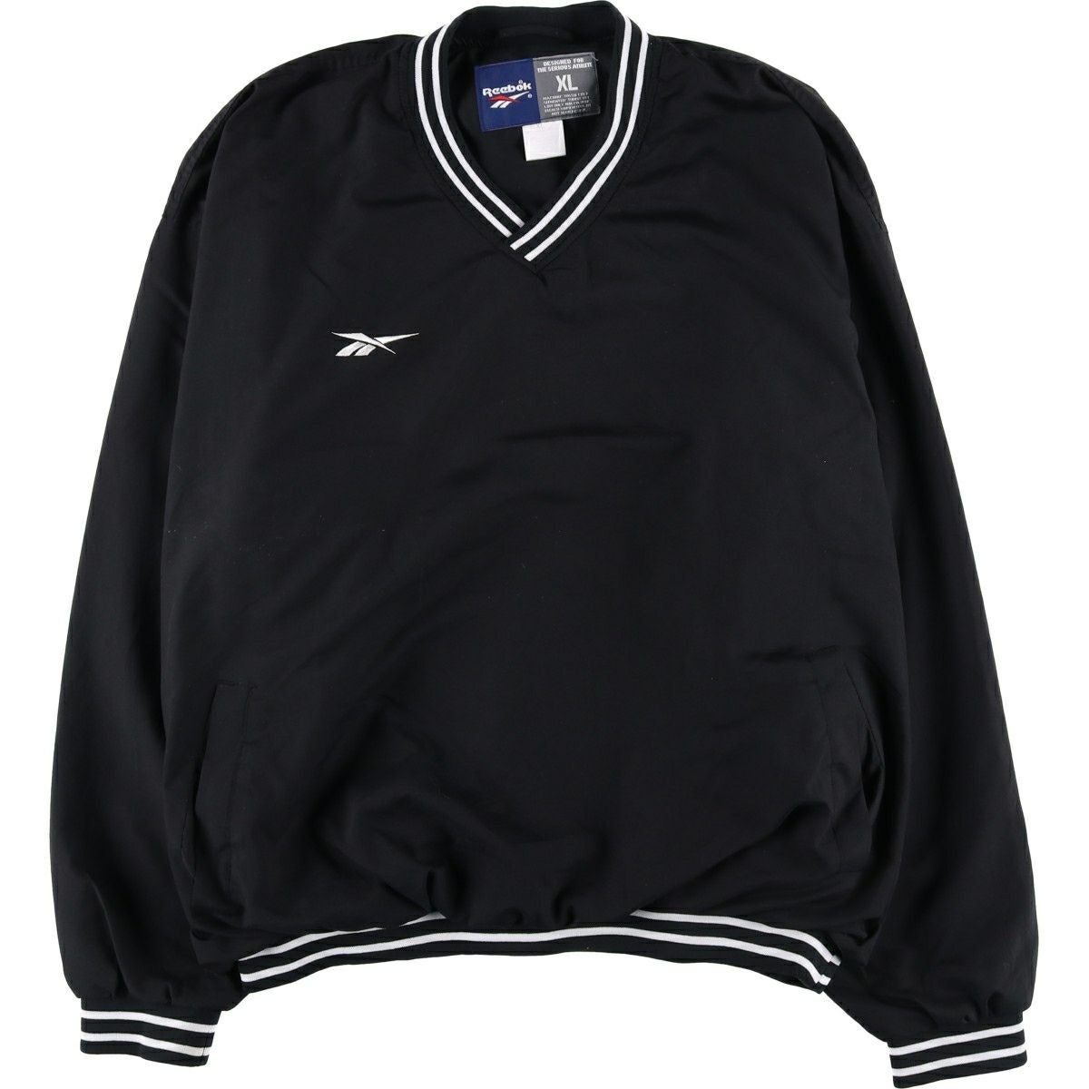 古着 90～00年代 リーボック Reebok Vネック カレッジ ウォームアップ