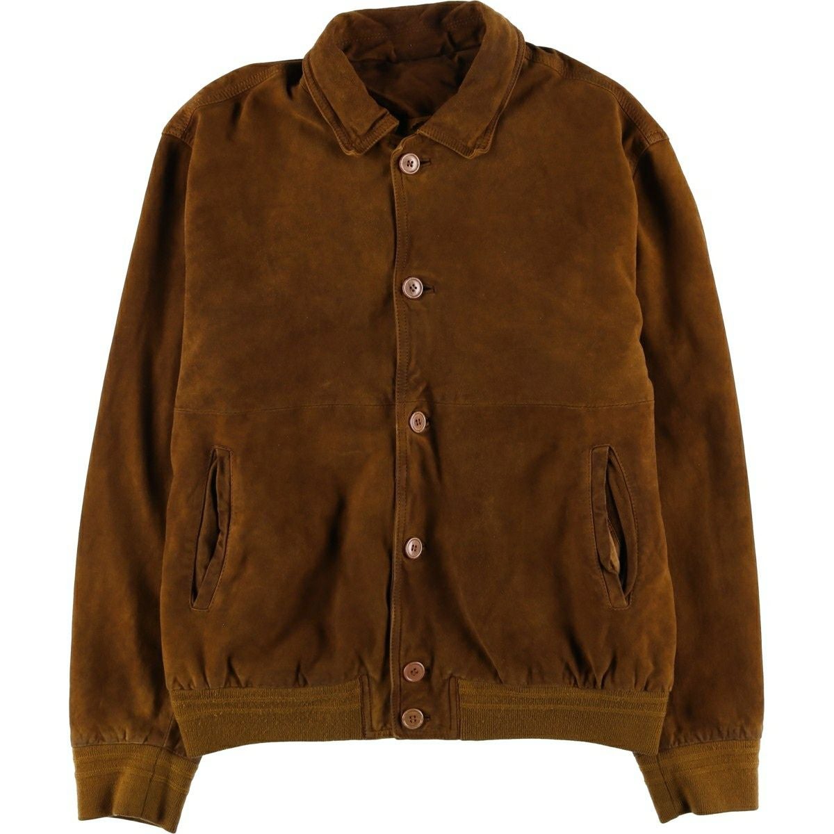 古着 VERA PELLE スエードレザーブルゾン イタリア製 メンズL相当