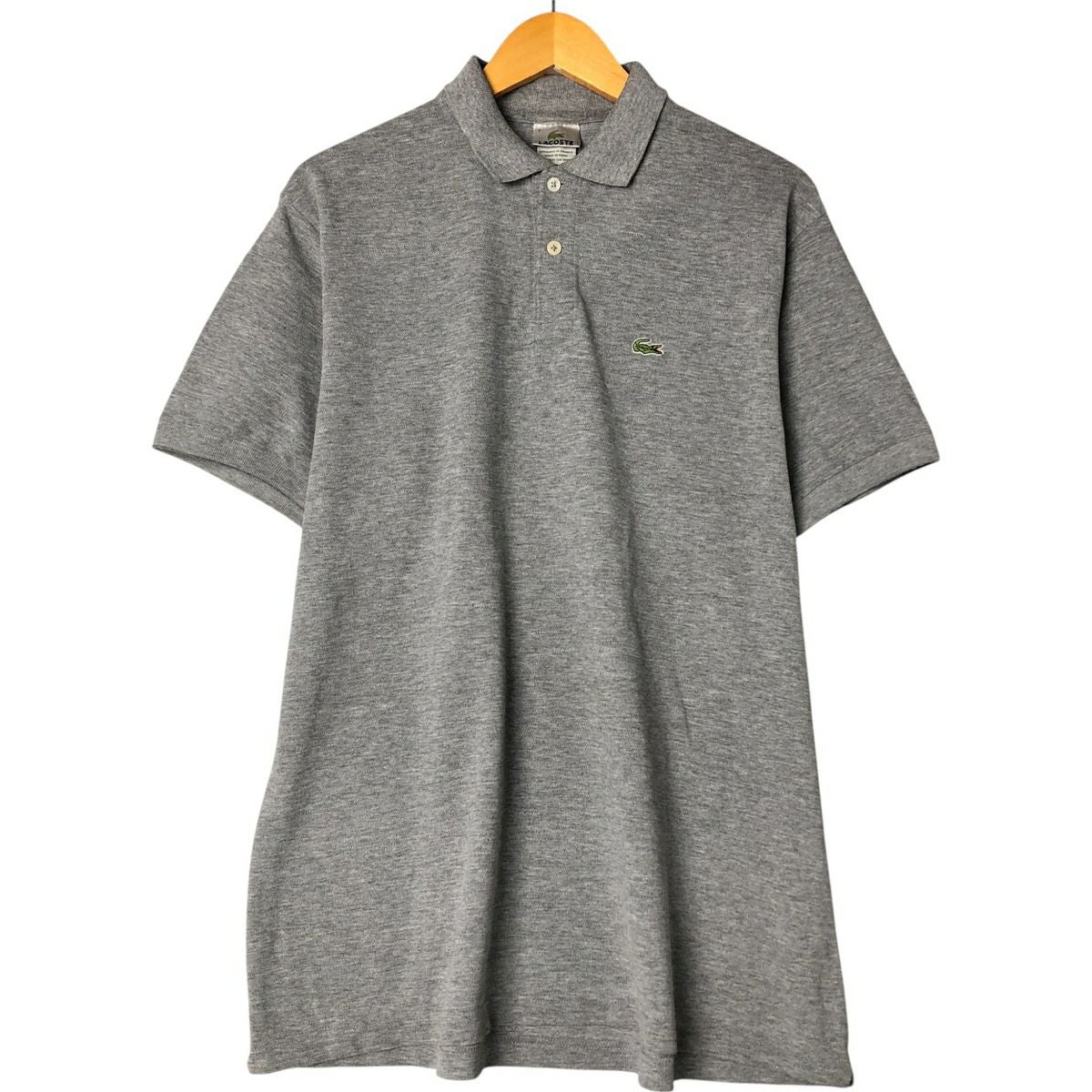 ラコステ　ポロシャツ　フランス製　コットン100% 古着 ラコステ LACOSTE DESIGNED IN FRANCE 半袖 ポロシャツ フランス