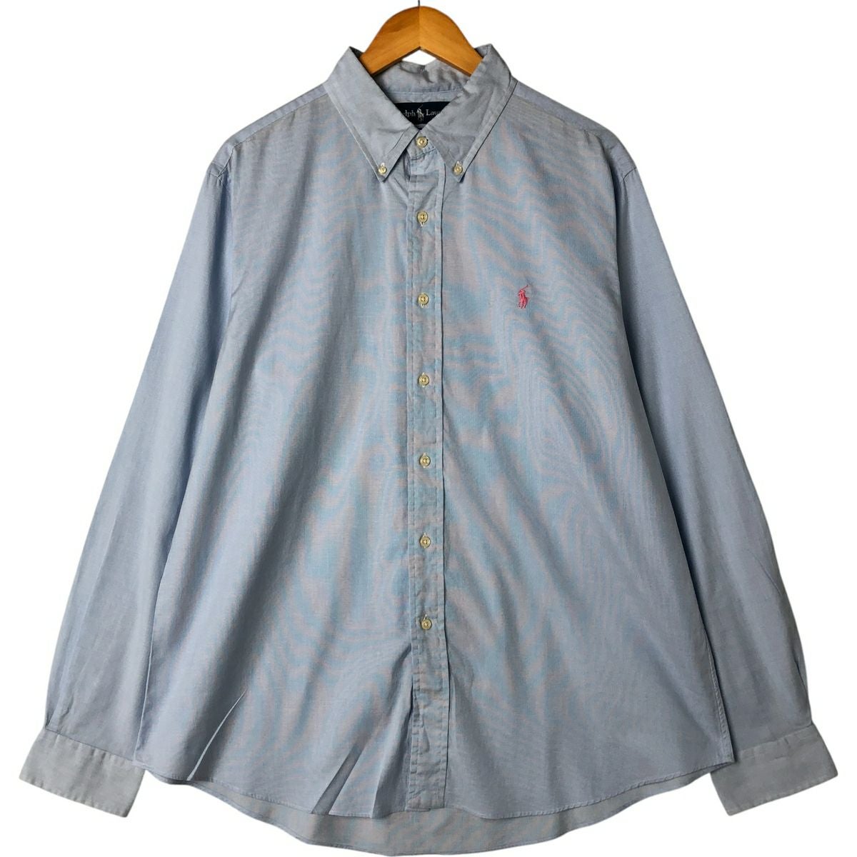 古着 ラルフローレン Ralph Lauren CUSTOM FIT ボーダー柄 長袖 ラガー