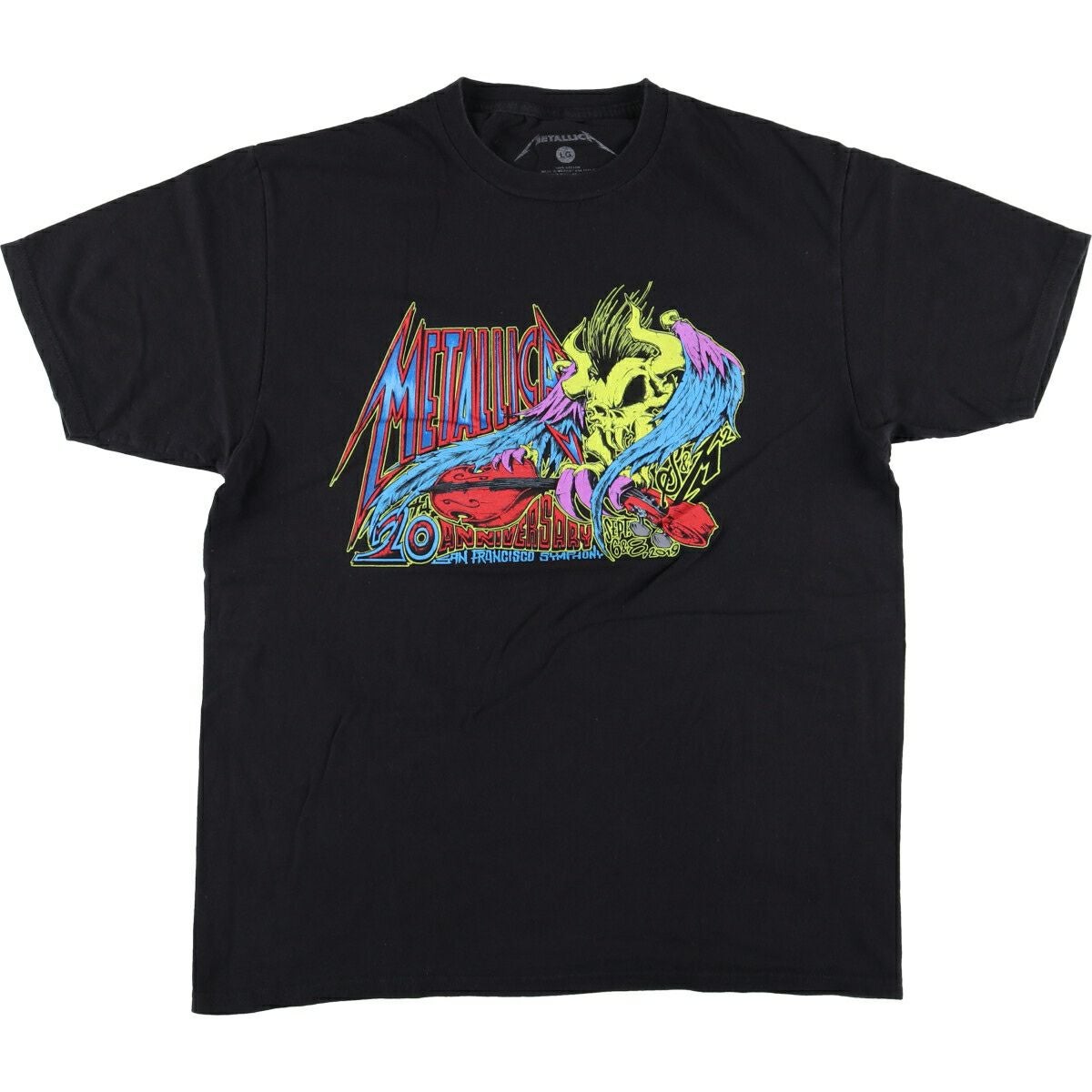 古着 Metallica メタリカ ドクロ柄 スカル柄 バンドTシャツ バンT