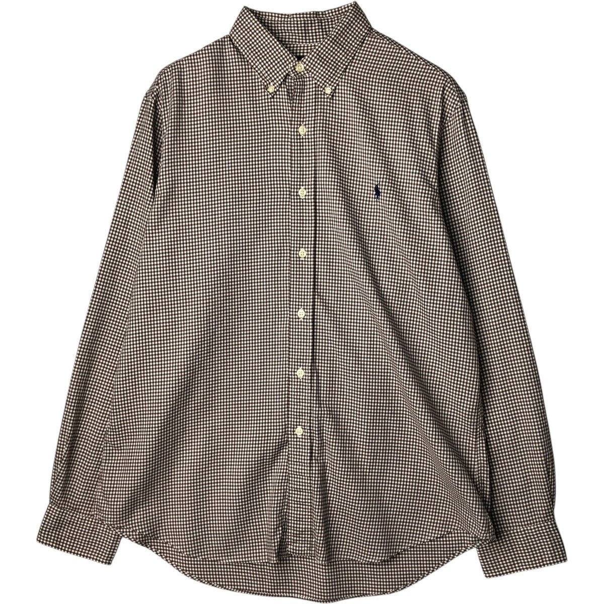 古着 ラルフローレン Ralph Lauren ANDREW ギンガムチェック 長袖