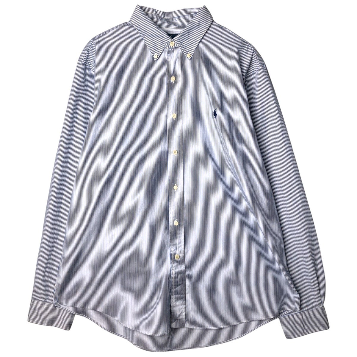 古着 ラルフローレン Ralph Lauren CUSTOM FIT 長袖 ボタンダウン
