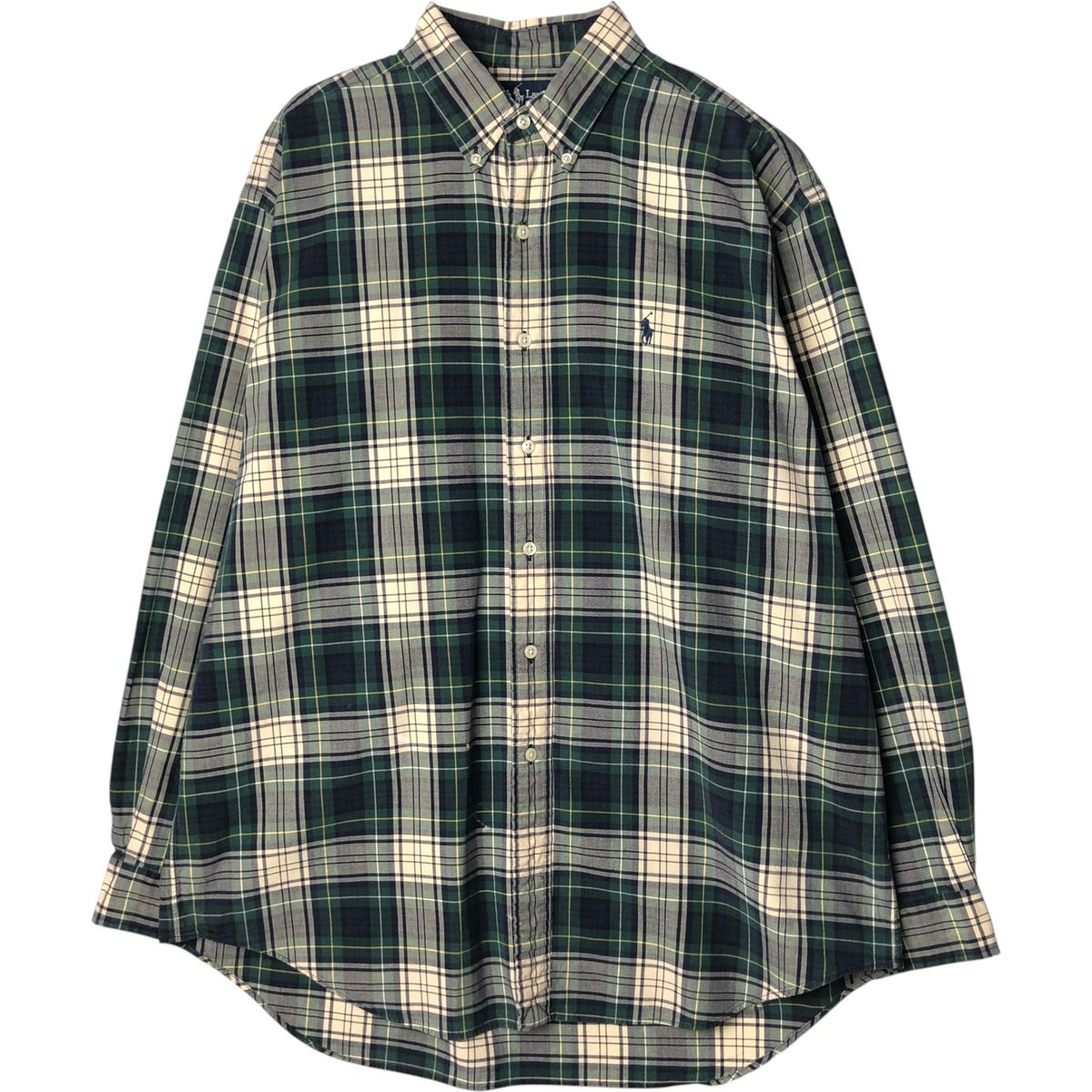 古着 ラルフローレン Ralph Lauren BLAKE 長袖 ボタンダウンチェック