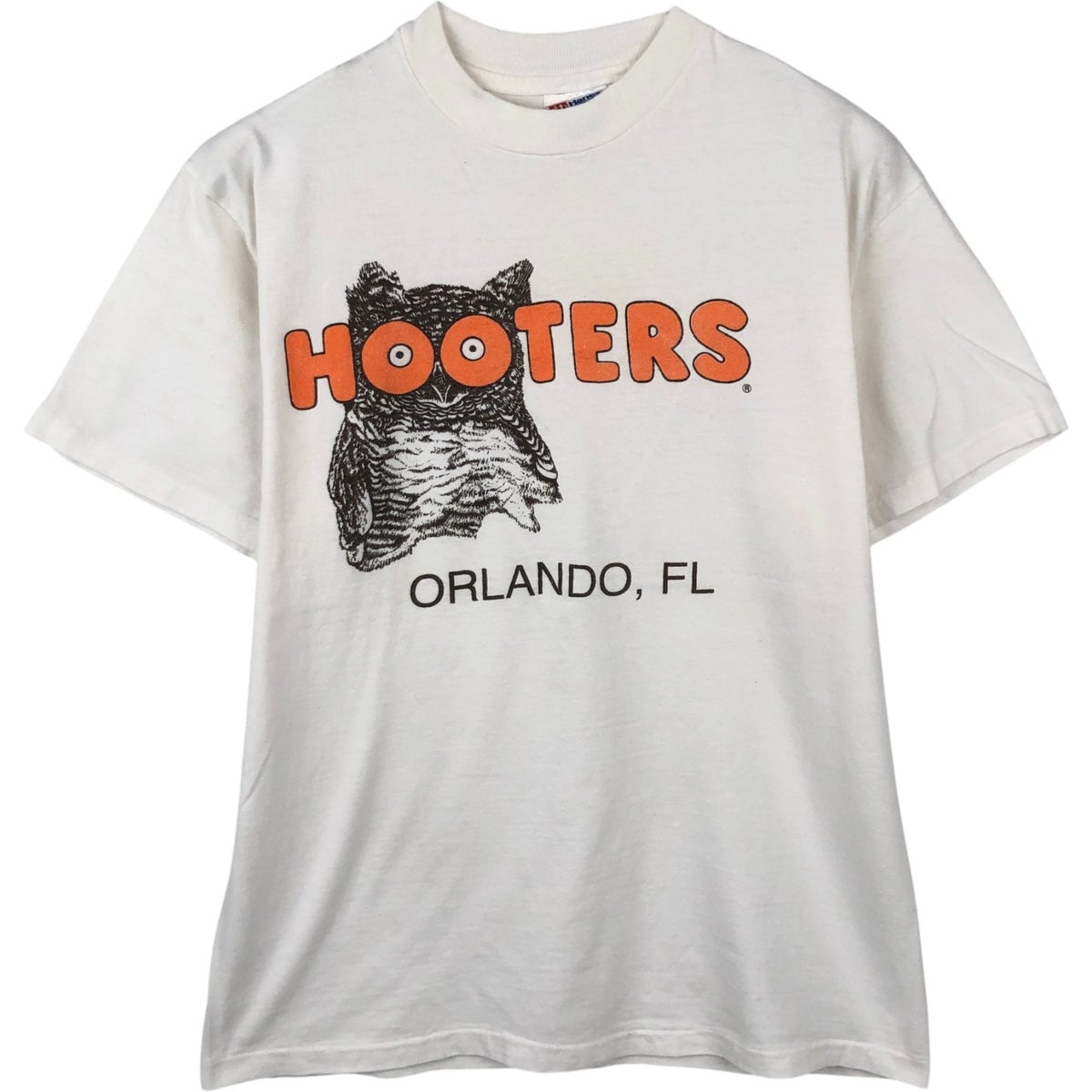 古着 90年代 ヘインズ Hanes HOOTERS フーターズ アドバタイジングT