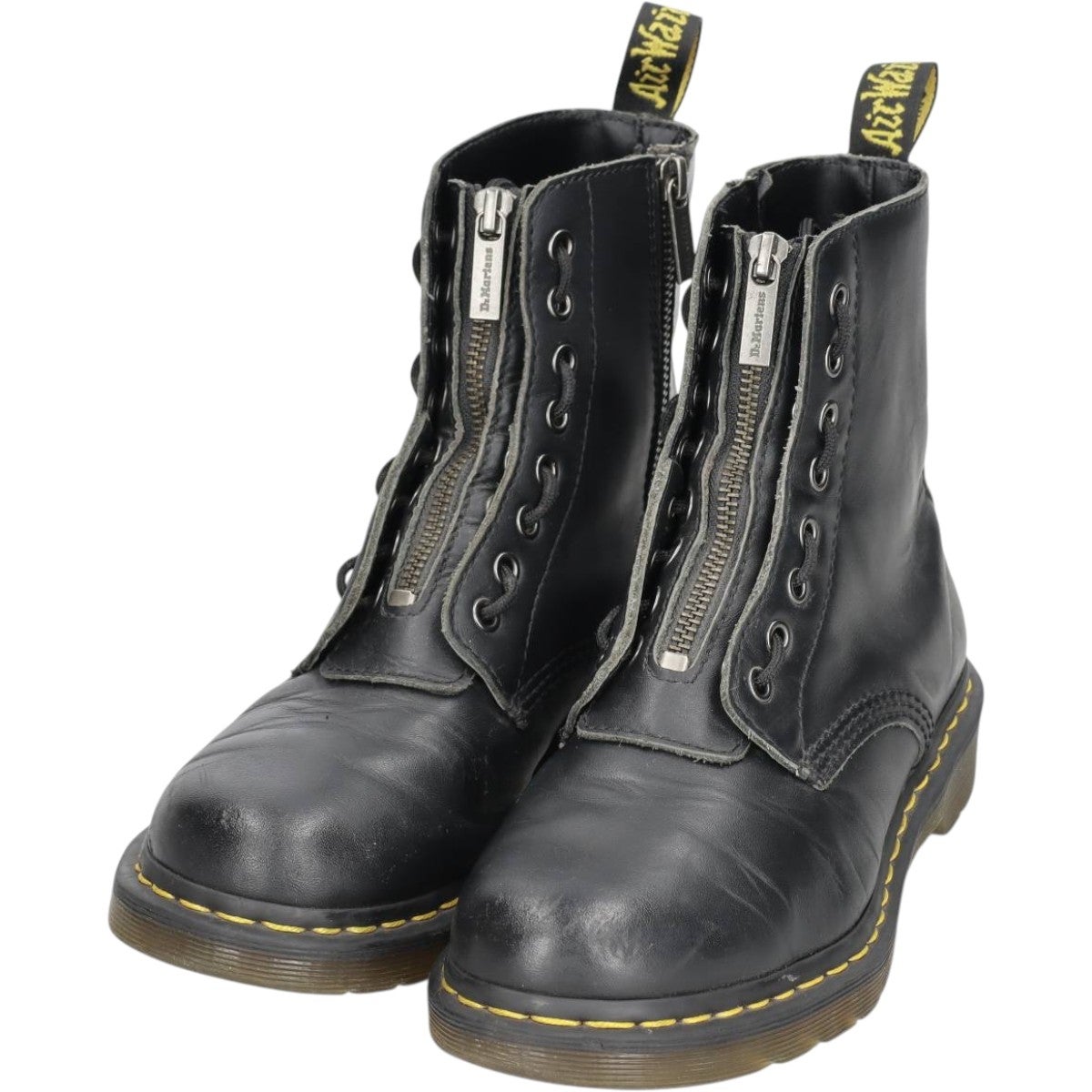 古着 ドクターマーチン Dr.Martens 花柄 8ホールブーツ 6 レディース