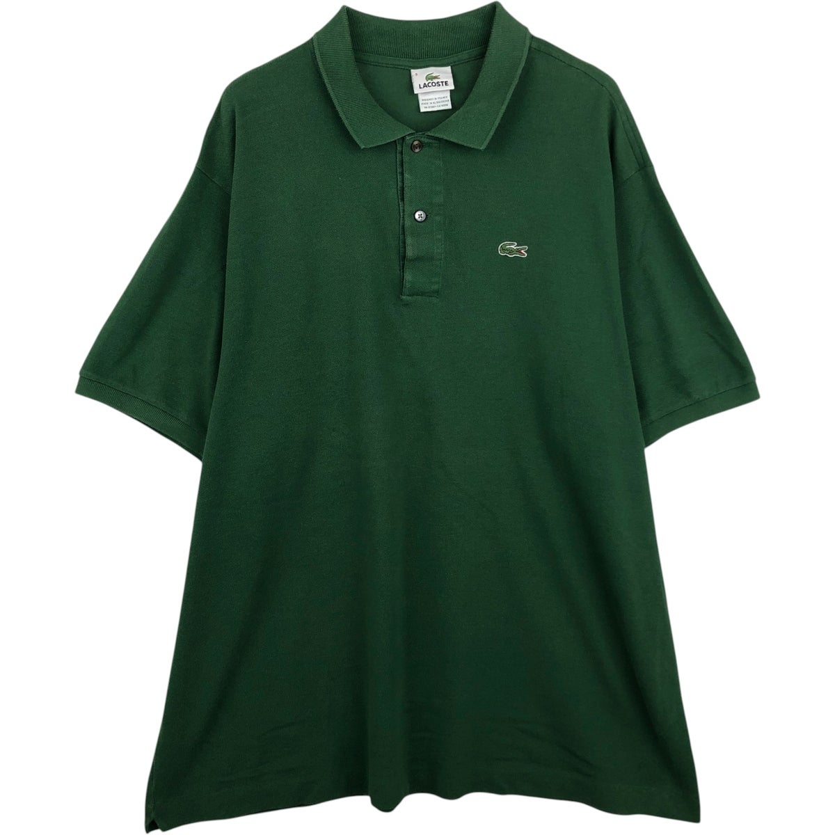 古着 ビッグサイズ ラコステ LACOSTE フランス企画 半袖 ポロシャツ 9
