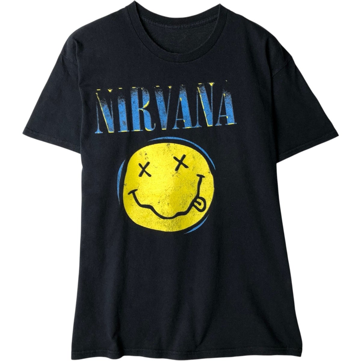 古着 M&O Gold NIRVANA ニルヴァーナ バンドTシャツ バンT メンズM相当