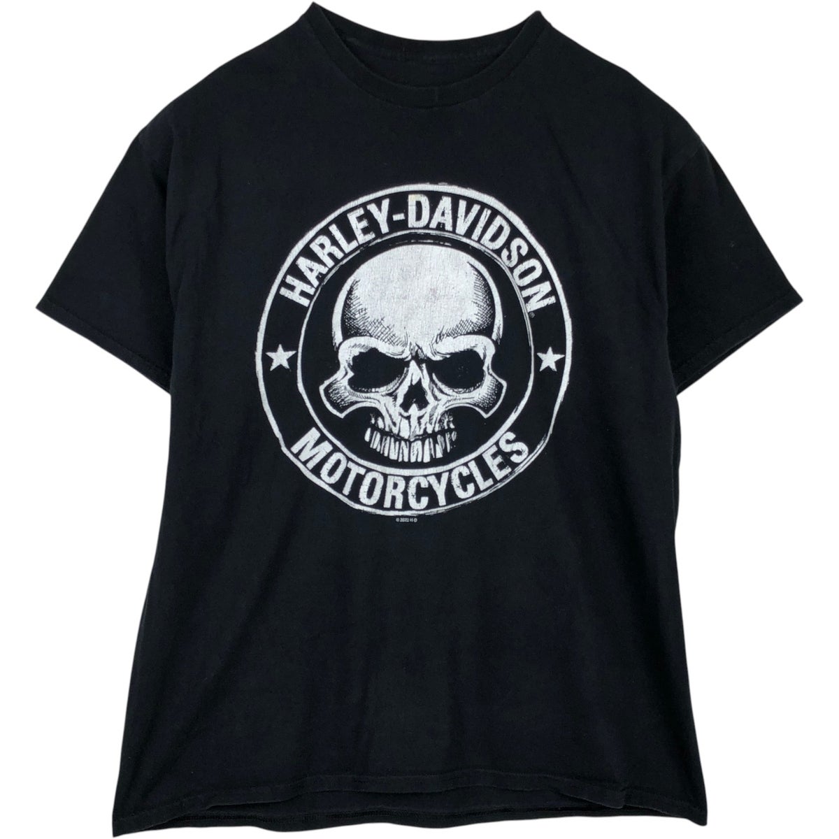 古着 ハーレーダビッドソン Harley-Davidson ドクロ柄 スカル柄