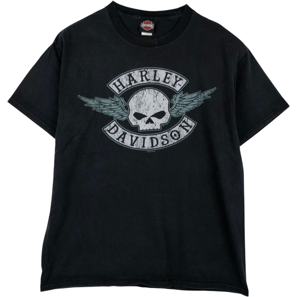 相談中HarleyDavidson ハーレーダビッドソン　ベスト　スカルデザイン 古着 ハーレーダビッドソン Harley-Davidson ドクロ柄 スカル柄 スカル