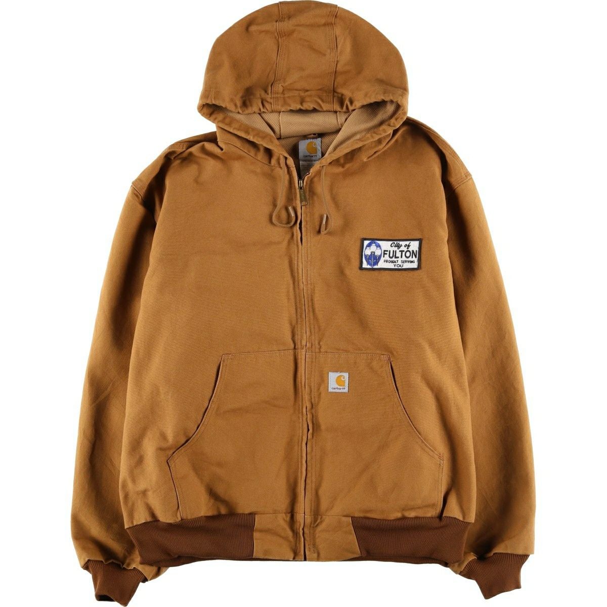 古着 カーハート Carhartt アクティブジャケット ダックフルジップ