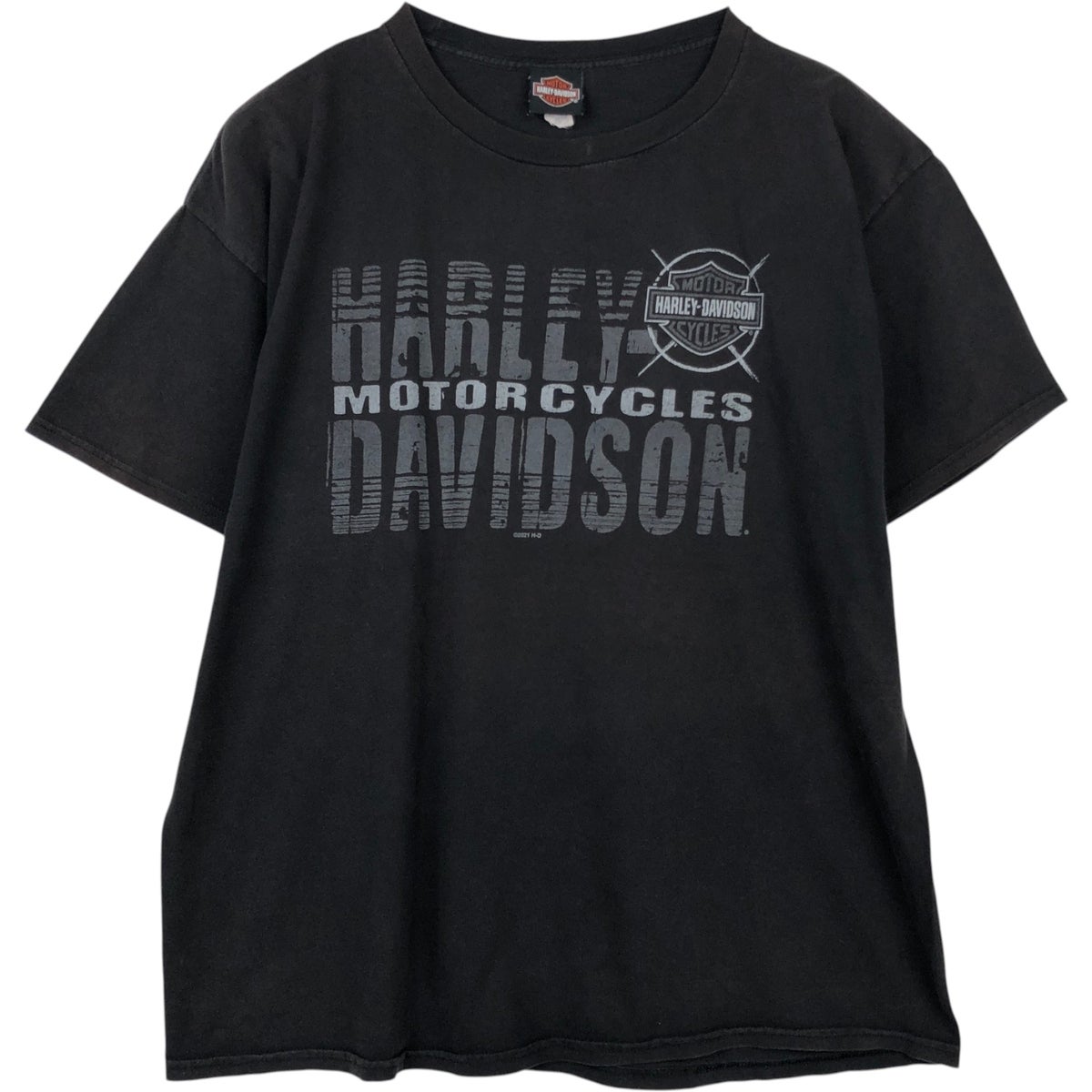 古着 ハーレーダビッドソン Harley-Davidson 犬柄 モーターサイクル