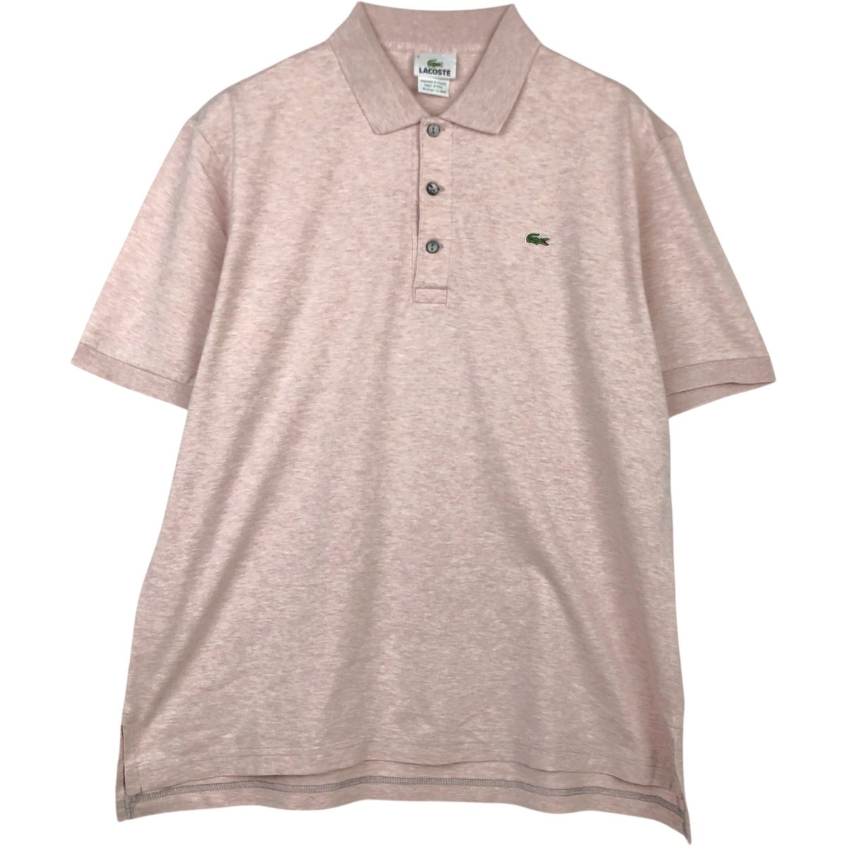 古着 90年代 ラコステ LACOSTE フランス企画 半袖 ポロシャツ 3 メンズ