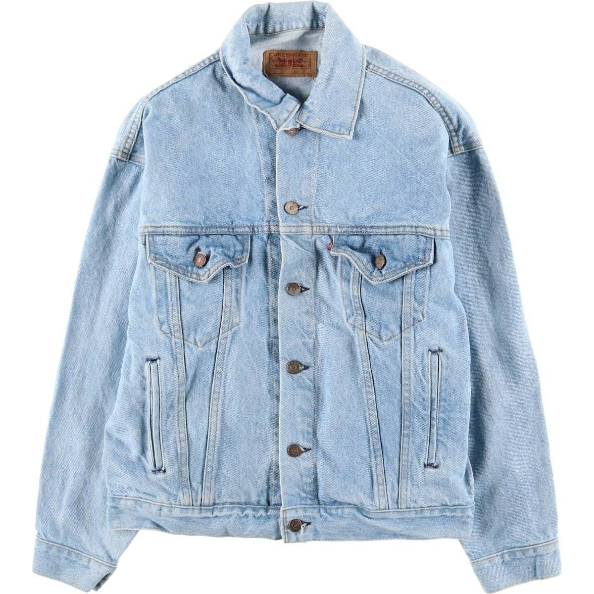 Y’s ビンテージ　ウォッシュデニム ジャケット 古着 90年代 リーバイス Levis 70507-0219 ケミカルウォッシュ デニム