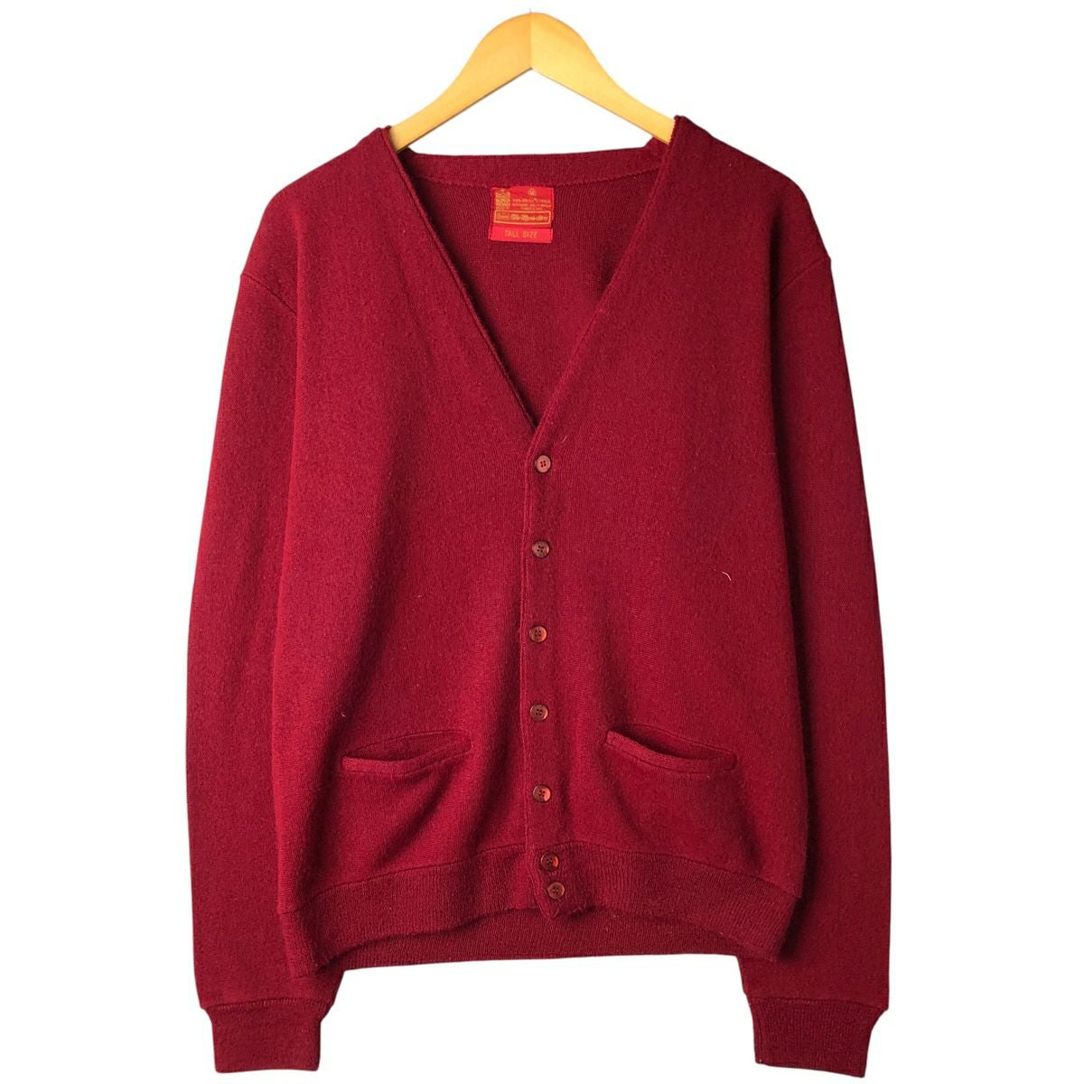 古着 60年代 シアーズ Sears アクリルニットカーディガン メンズM相当