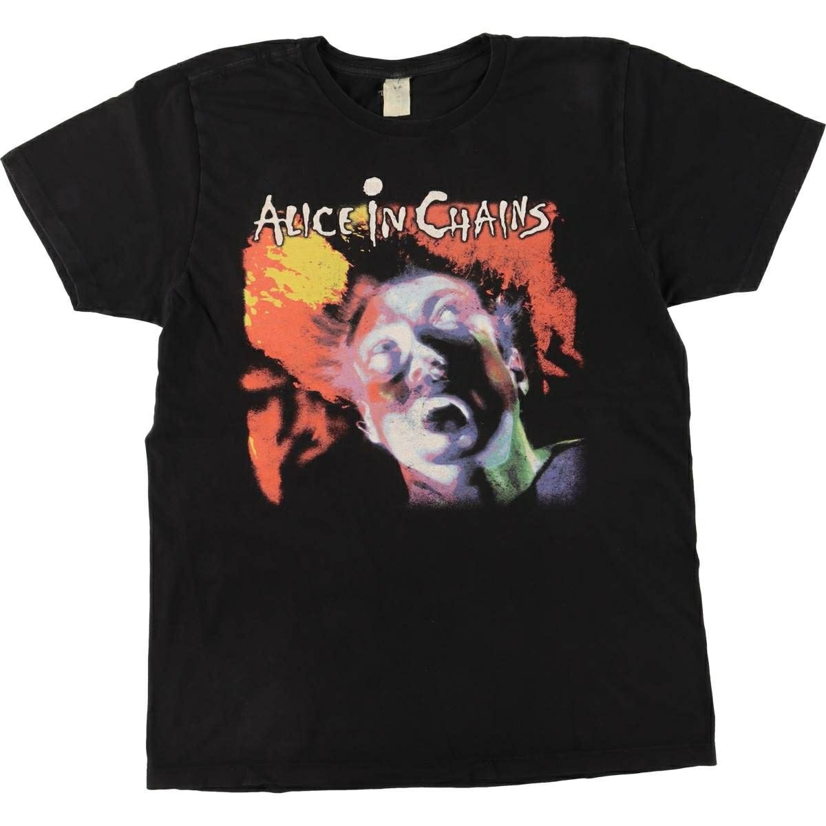 アリス・イン・チェインズ alice in chains Tシャツ Mサイズ 古着 ALICE IN CHAINS アリスインチェインズ バンドTシャツ バンT