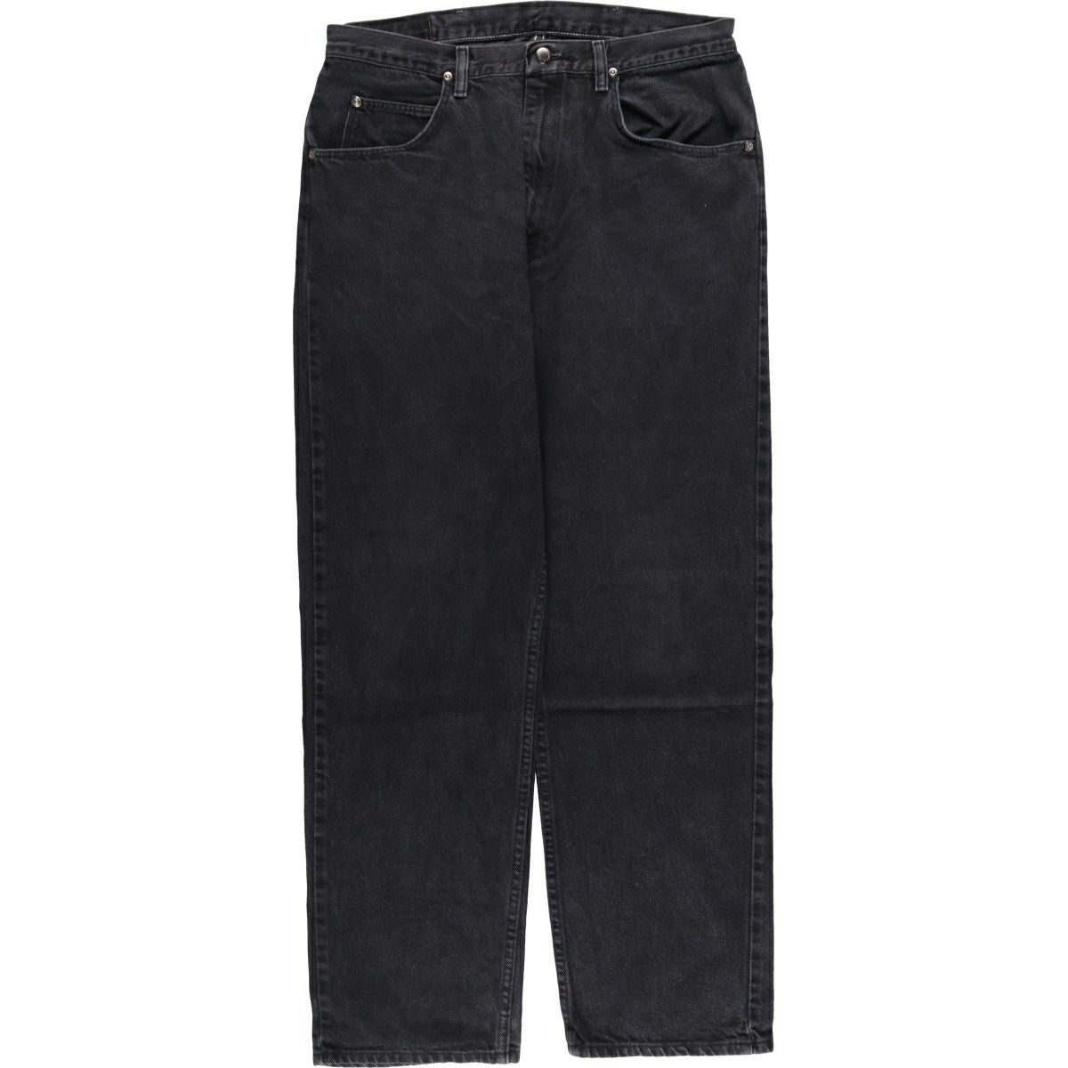 古着 ラングラー Wrangler TEXAS ブラックデニム ストレートデニム