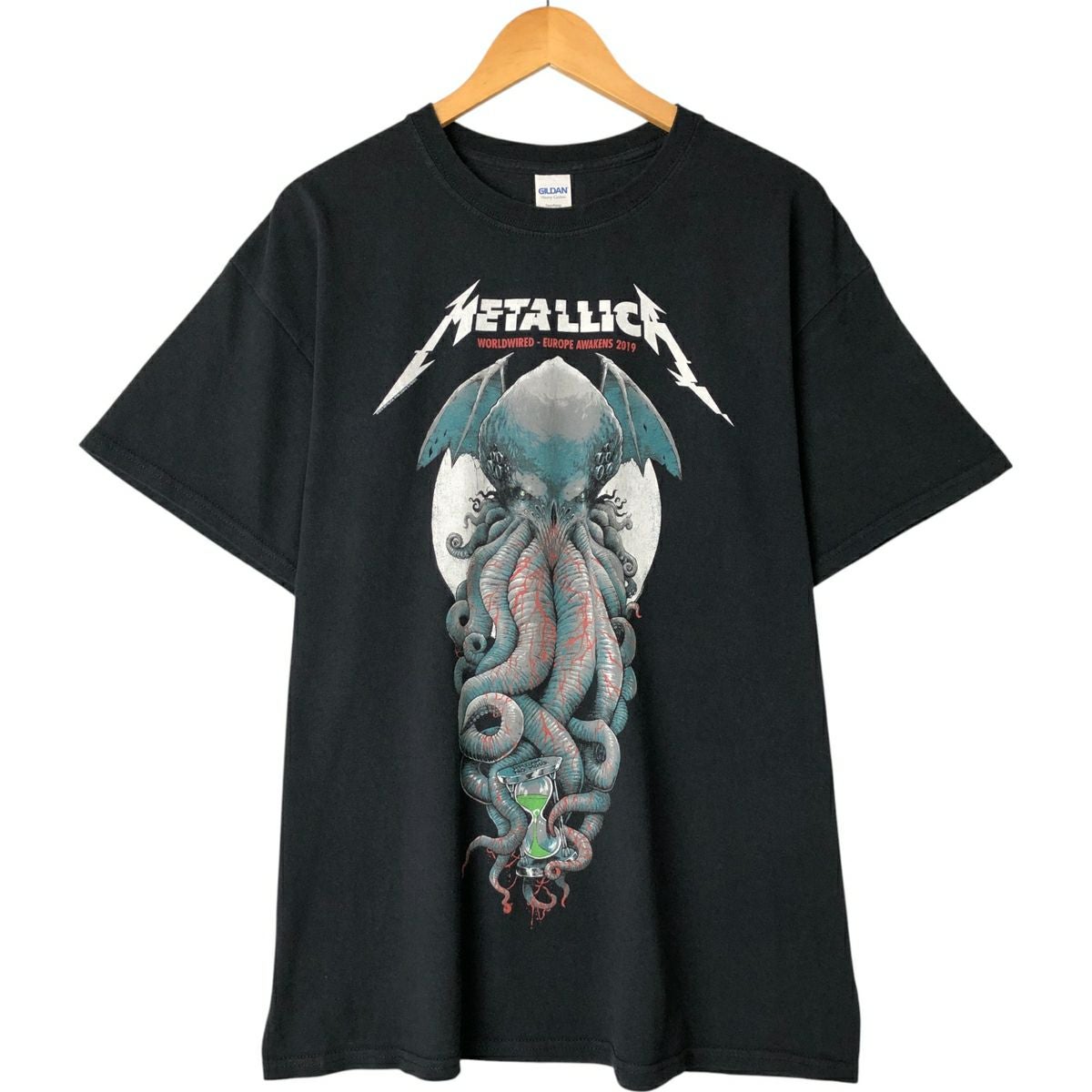 古着 ギルダン GILDAN METALLICA メタリカ 魚柄 バンドTシャツ バンT