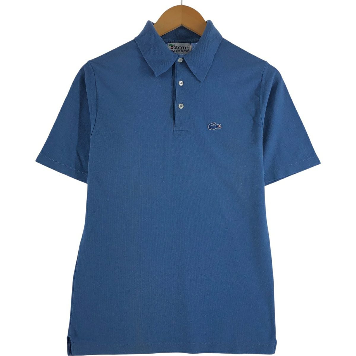 古着 70年代 ラコステ LACOSTE IZOD 半袖 ポロシャツ メンズM相当