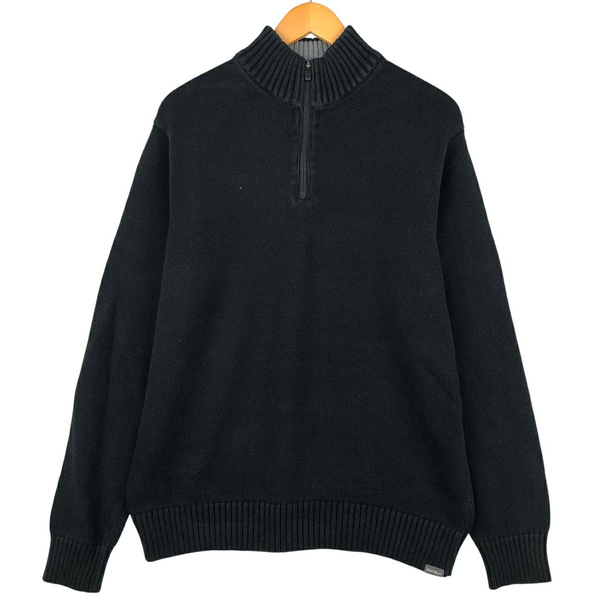 古着 エディーバウアー Eddie Bauer コットンニットハーフジップセーター メンズL相当/eaa598792 古着 エディーバウアー Eddie Bauer コットンニットハーフジップ