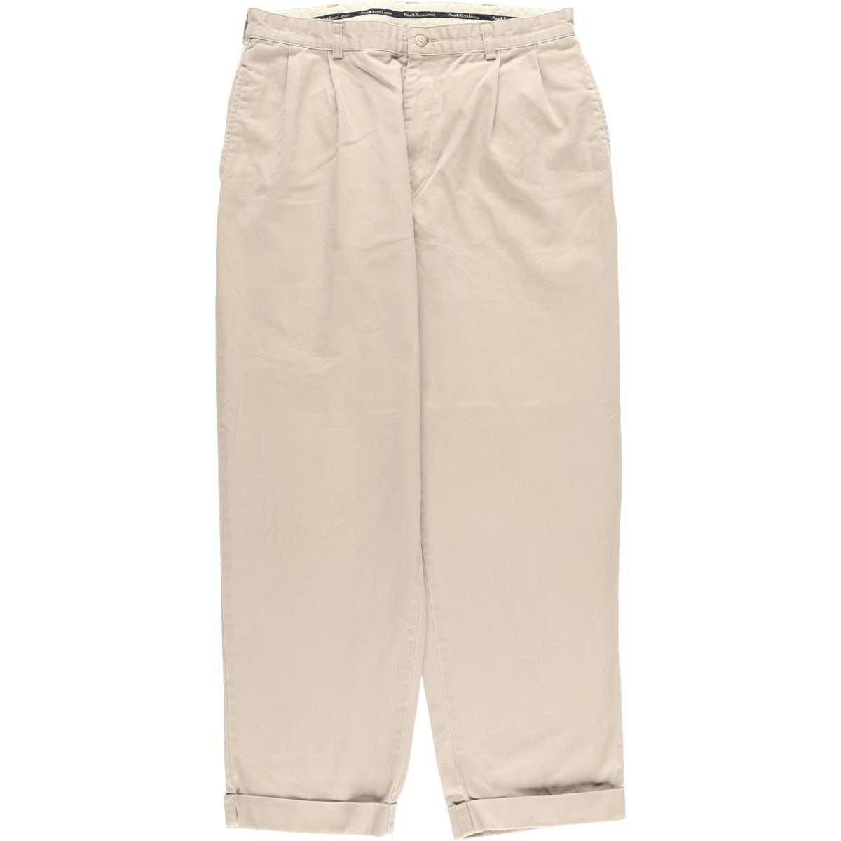 【USA製】Polo by Ralph Lauren チノパン ツータック 古着 ラルフローレン Ralph Lauren Polo Ralph Lauren ツータック