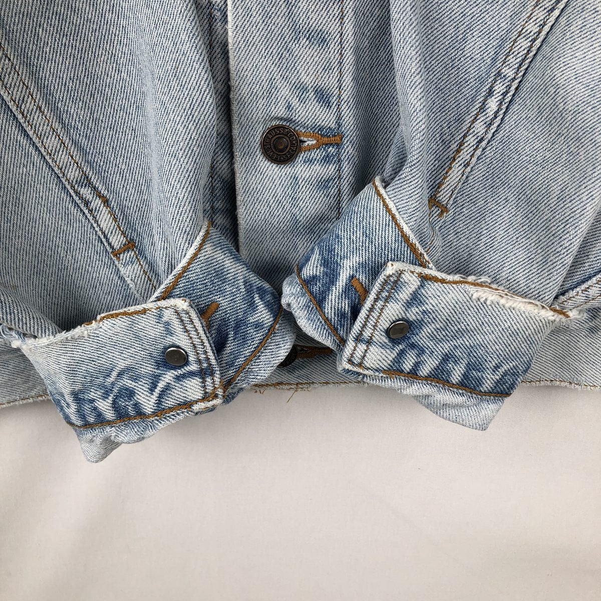 古着 リーバイス Levis デニムジャケット Gジャン メンズL相当