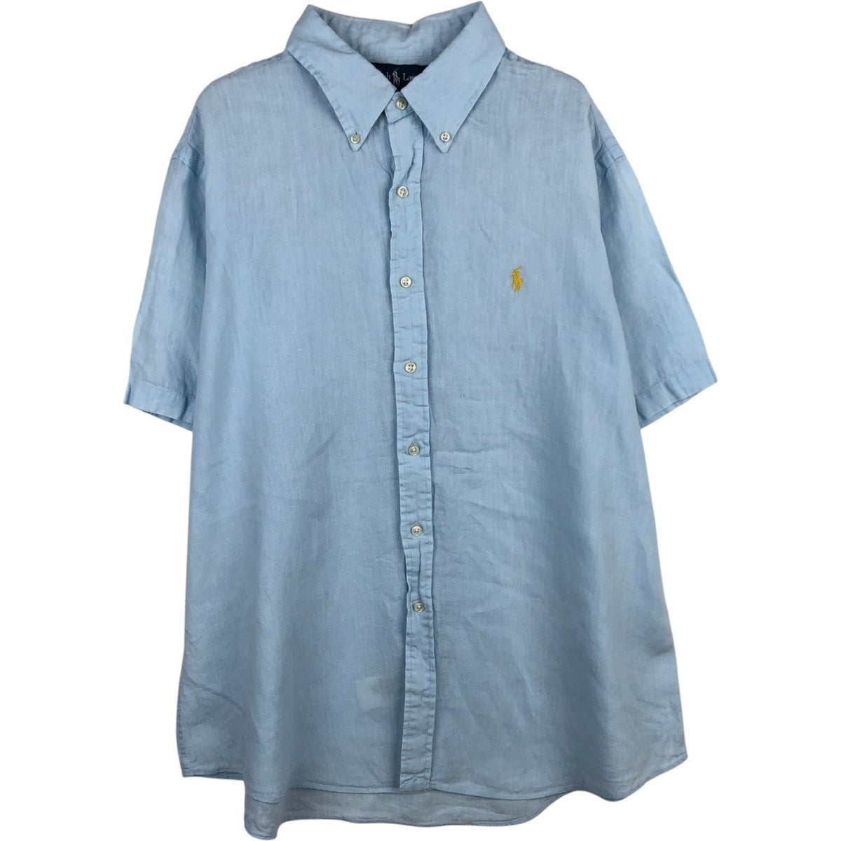 古着 ラルフローレン Ralph Lauren CUSTOM FIT ストライプ柄 長袖