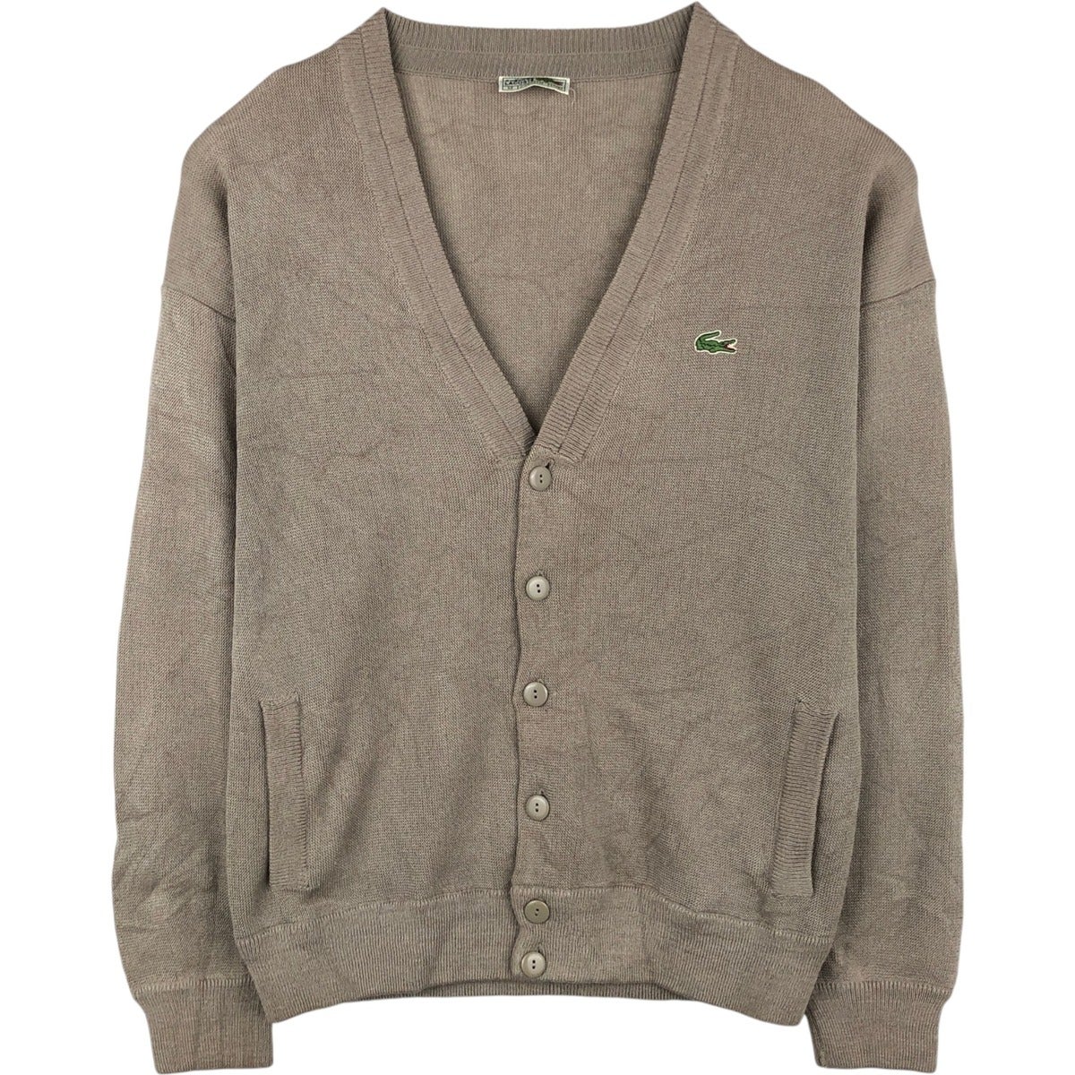 古着 80年代 ラコステ LACOSTE CHEMISE フレンチラコステ アクリル