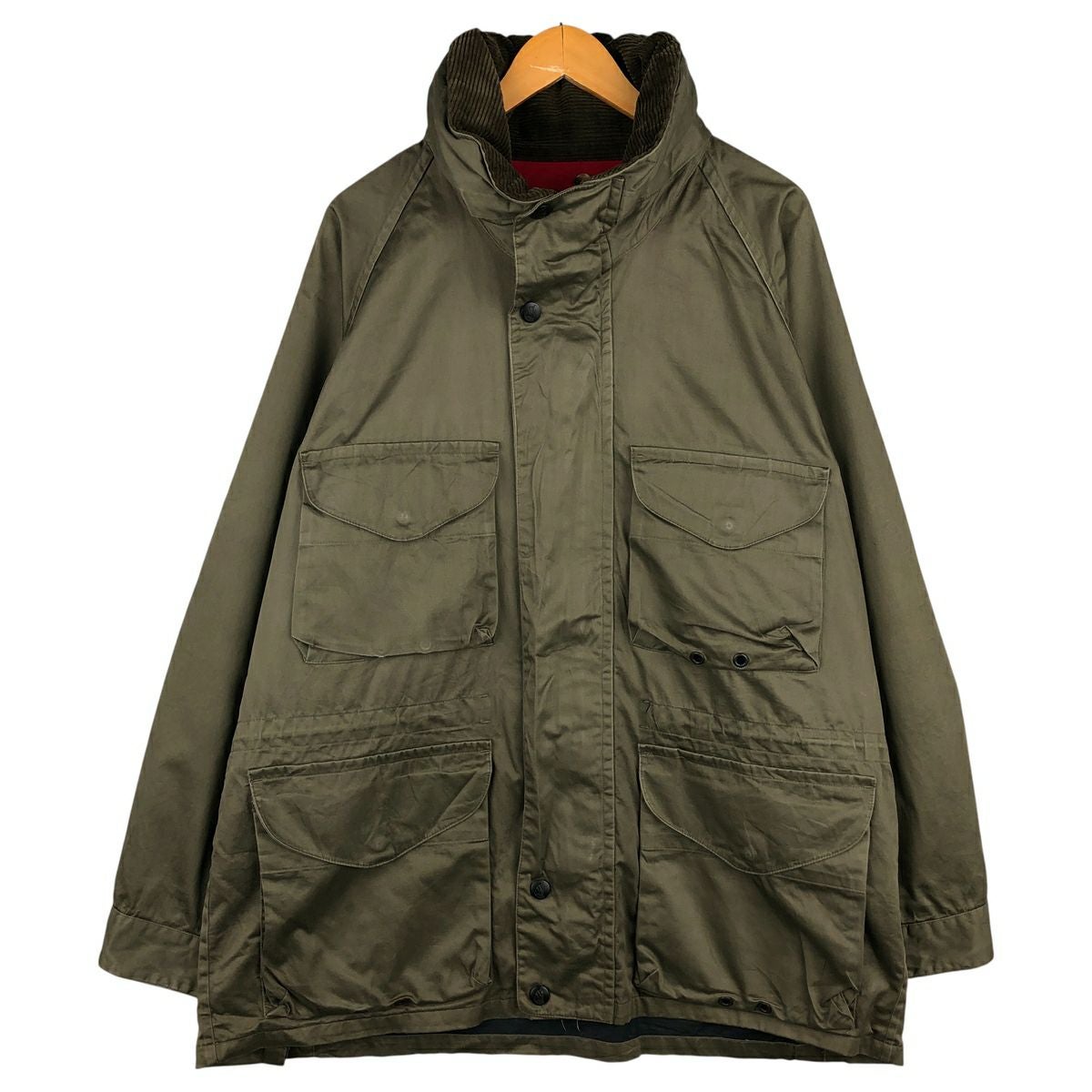 古着 90年代 ノーティカ NAUTICA 総柄 フード付き ナイロンプル